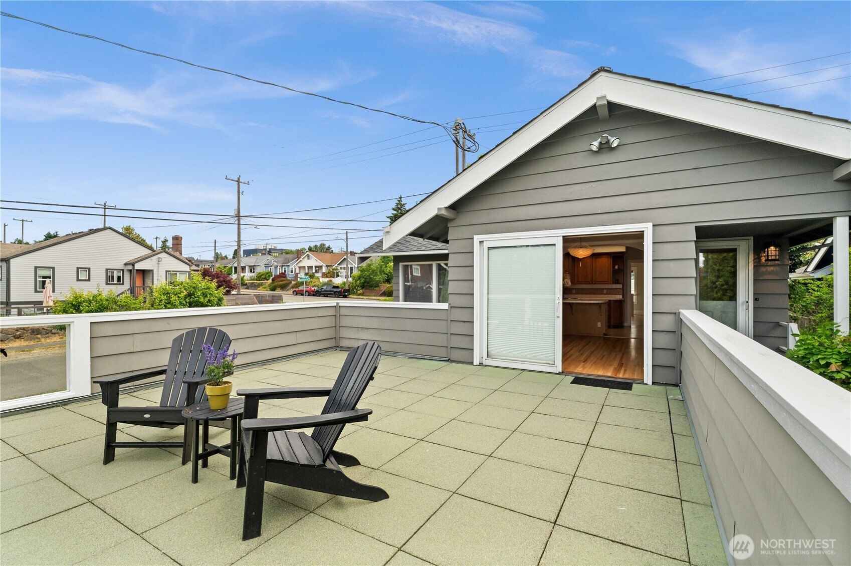 Oversized patio