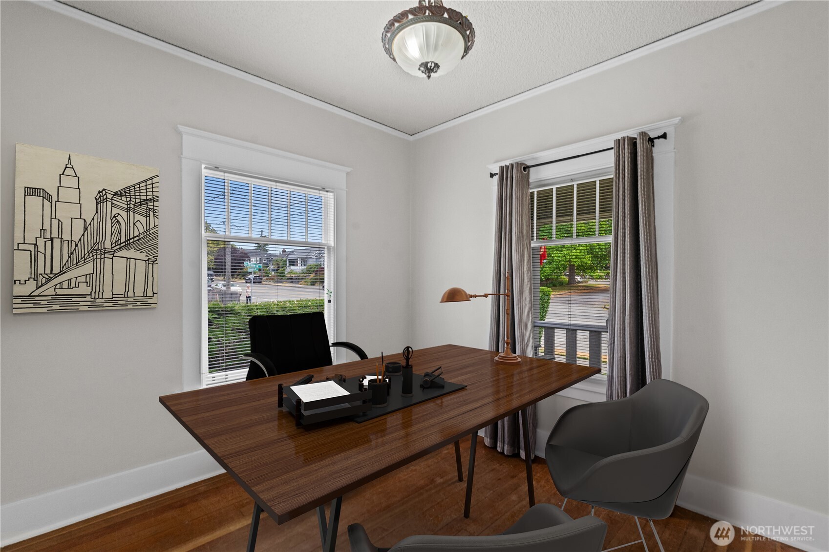 2nd main floor bedroom or office