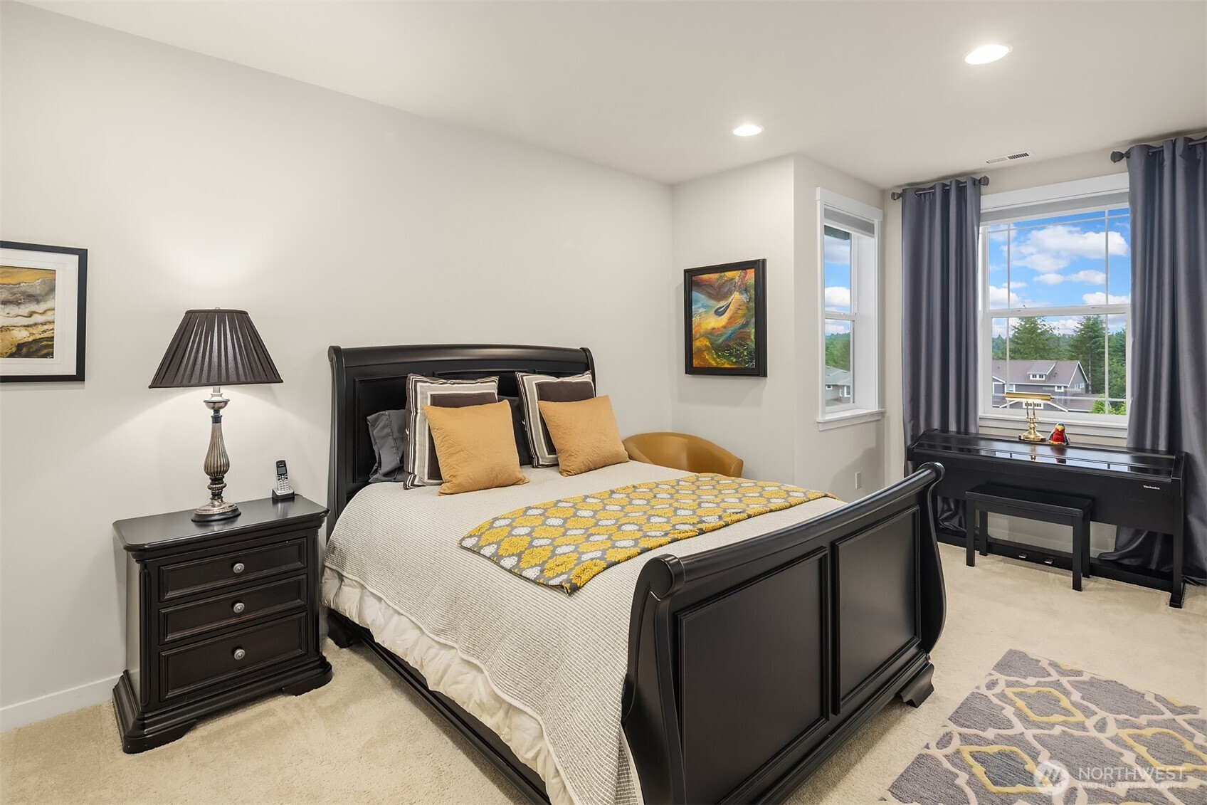 This home has 4 bedrooms and 3 bathrooms all on the upstairs level! Wow!