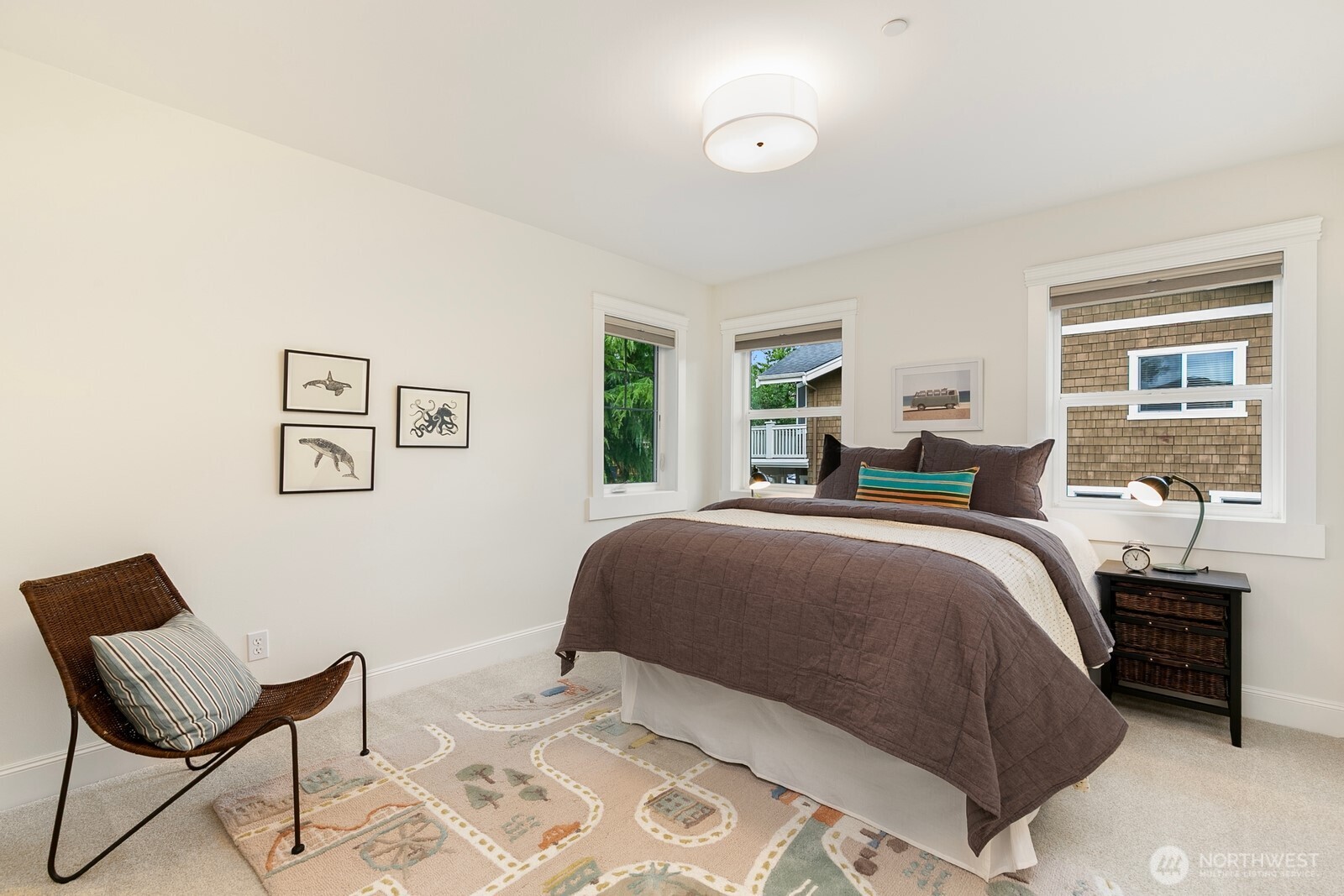Upstairs bedroom (#4) makes for a wonderful guest spot.