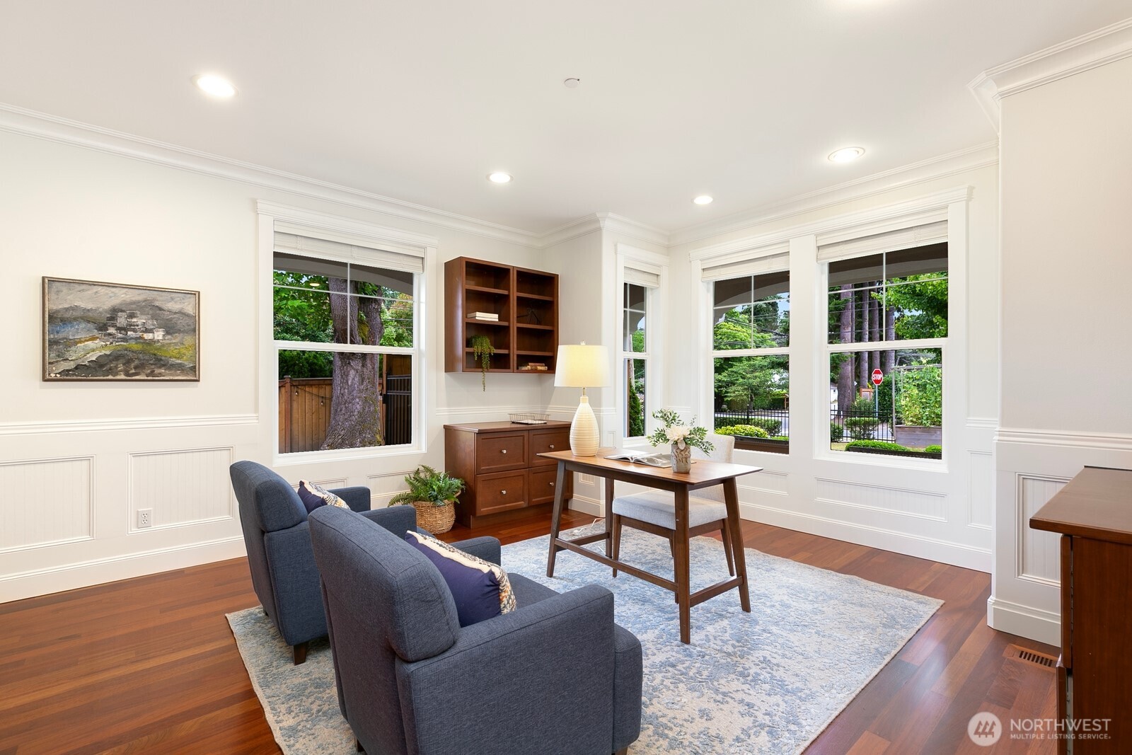 Off to your right when you enter is this spacious office.