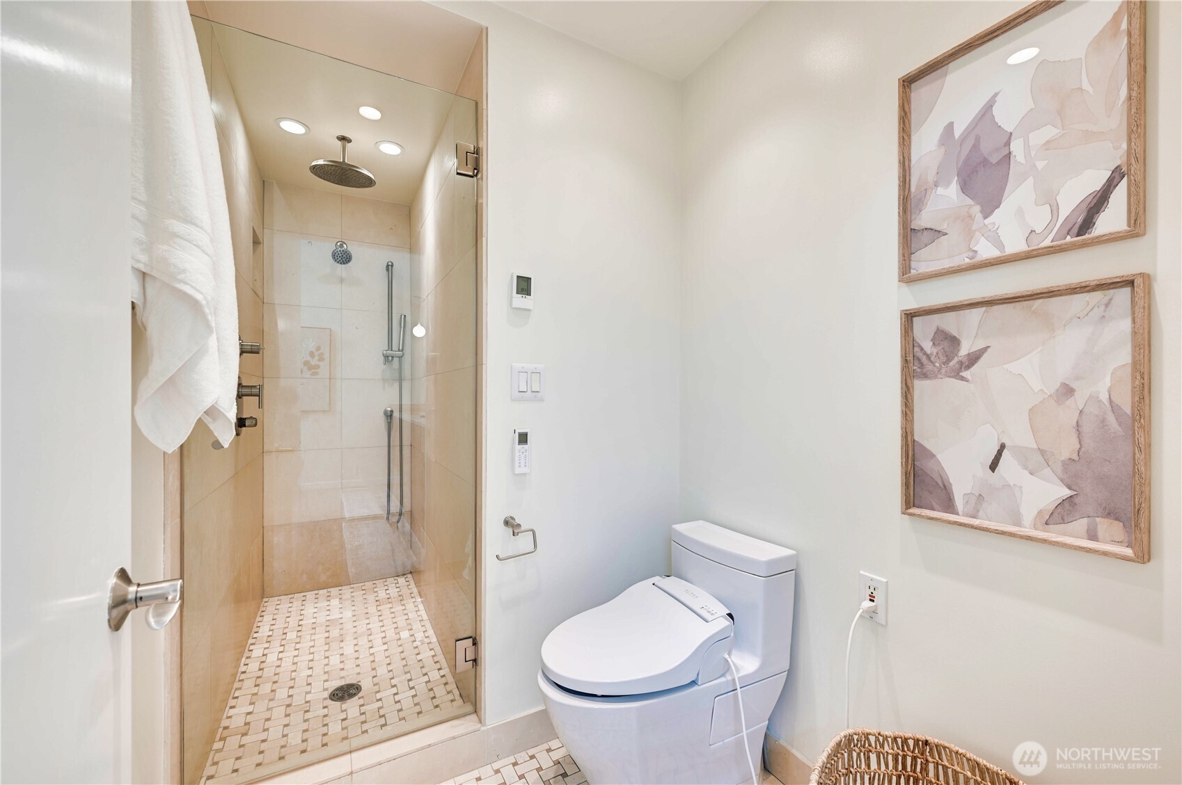 Beautiful tile primary shower.
