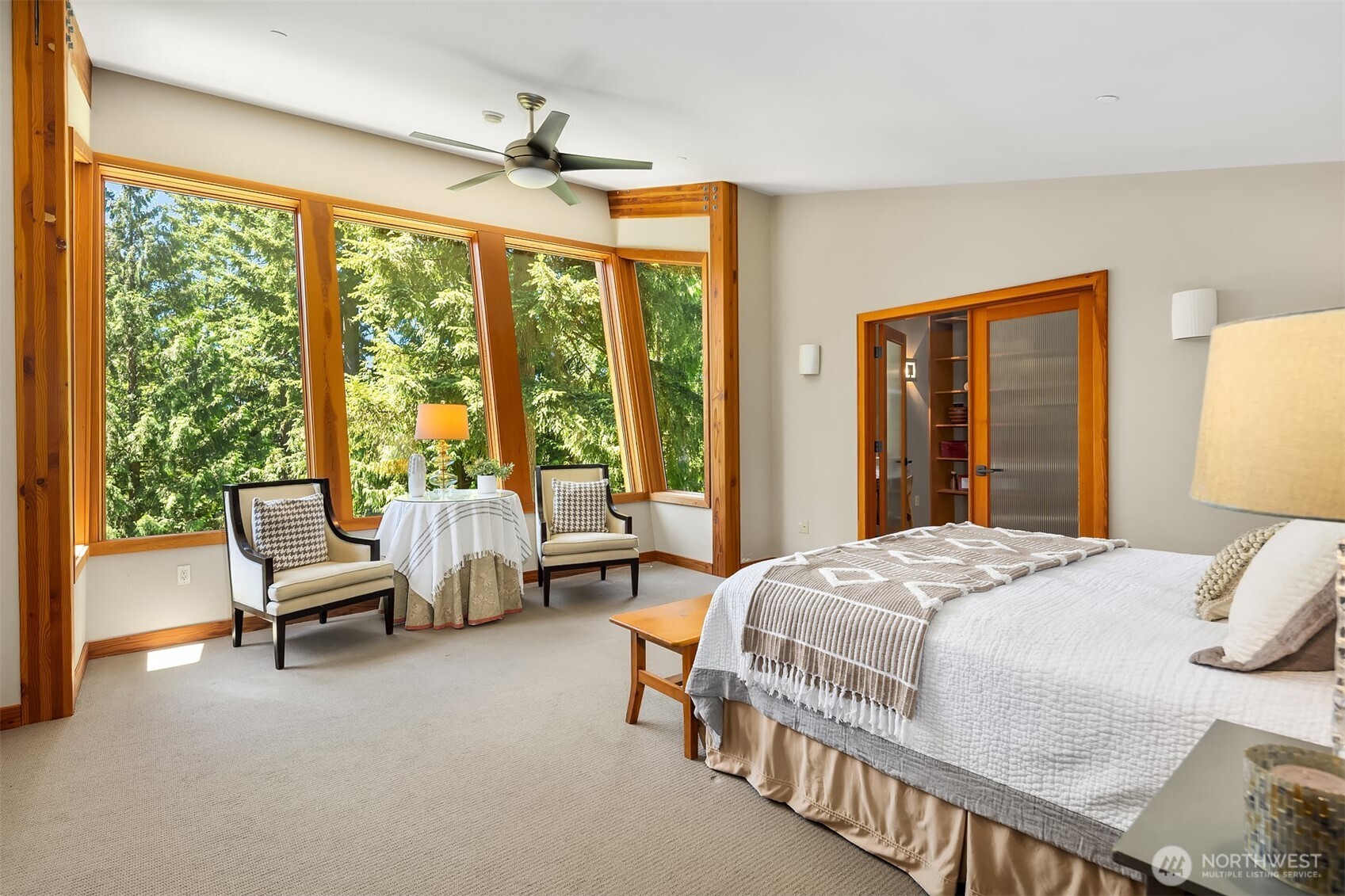 Spacious Primary Suite with Sitting Area. Enjoy your private oasis!