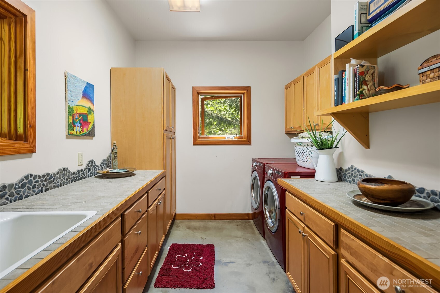 Large Laundry Room with lots of storage!
