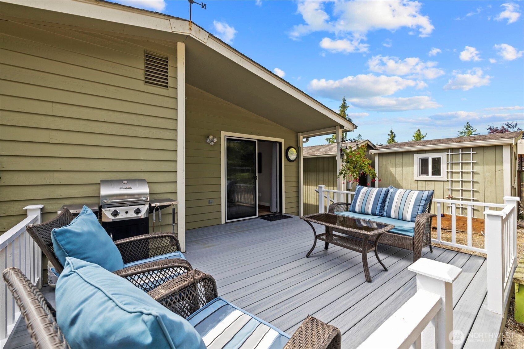 Sunkissed entertaining deck!