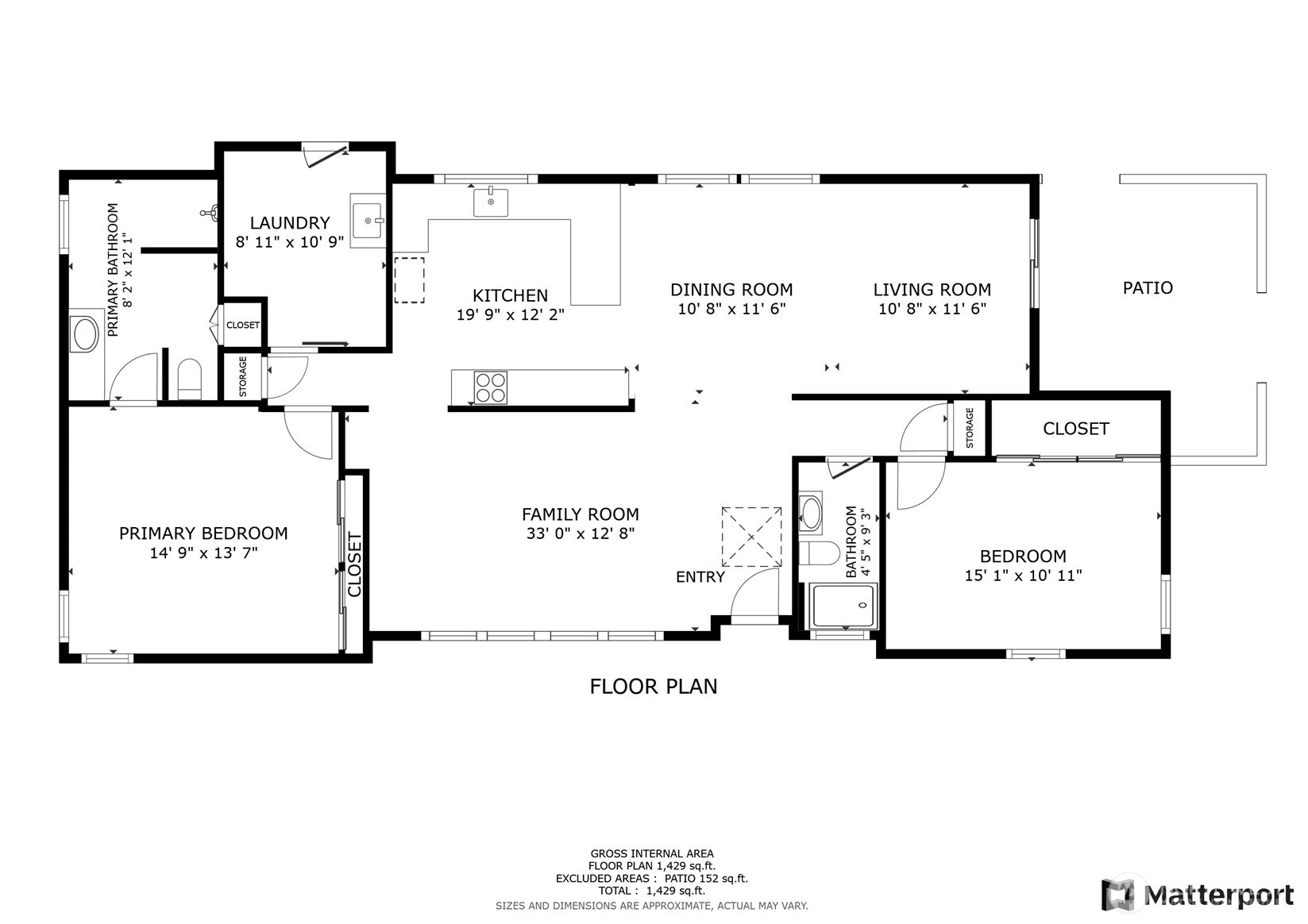 Convenient and desirable floorplan!
