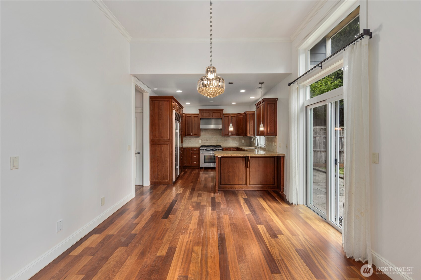 From Family Room to Kitchen View