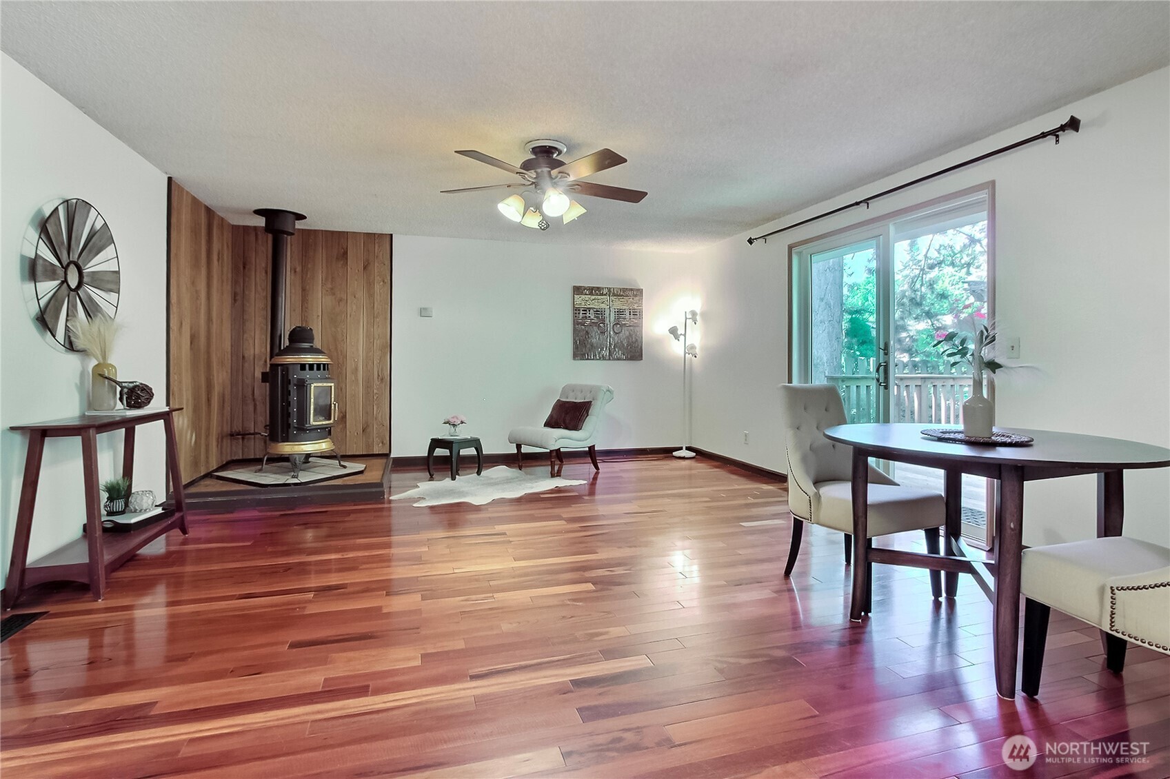 Family room, just off the kitchen,