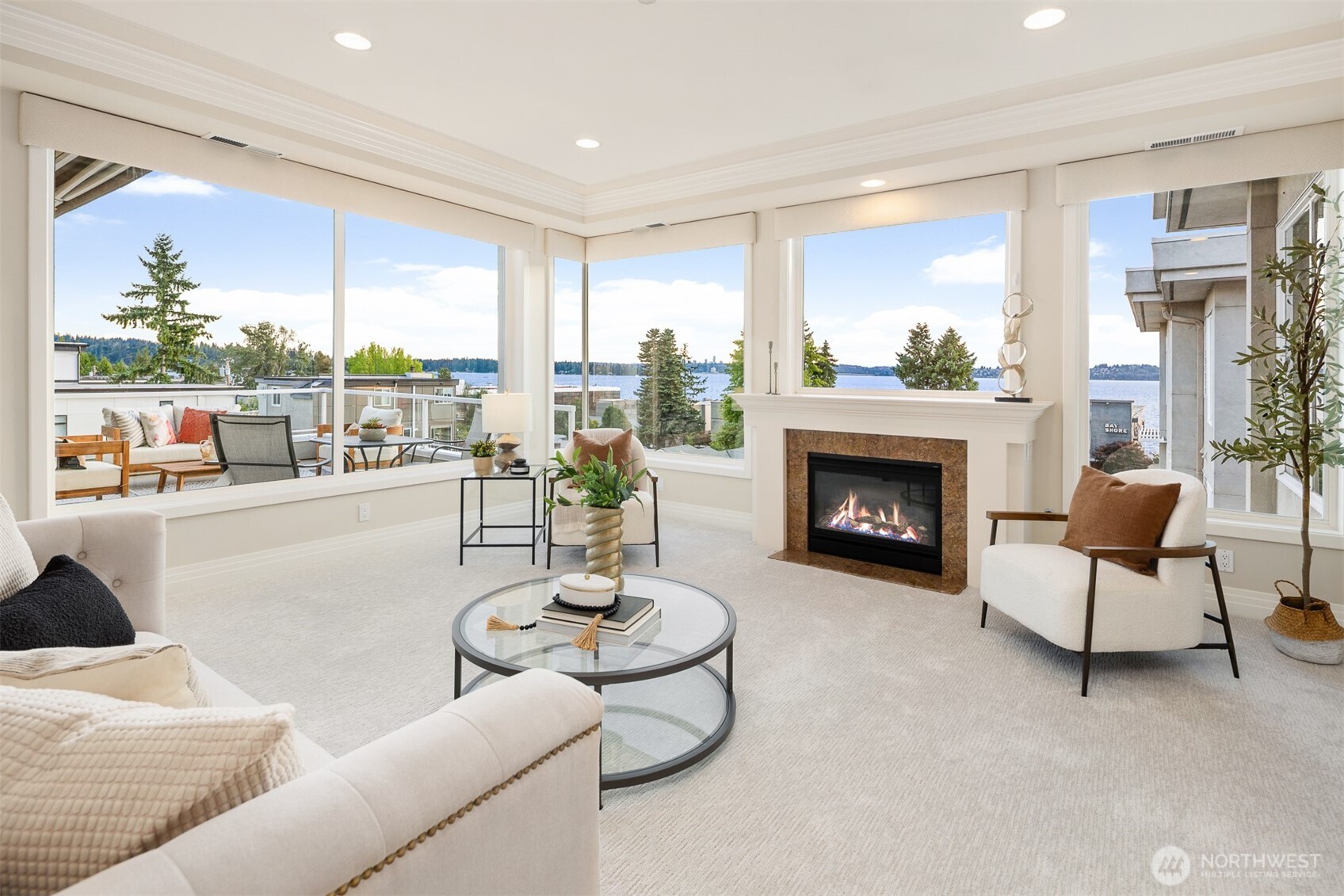 Formal living room showcasing expansive views