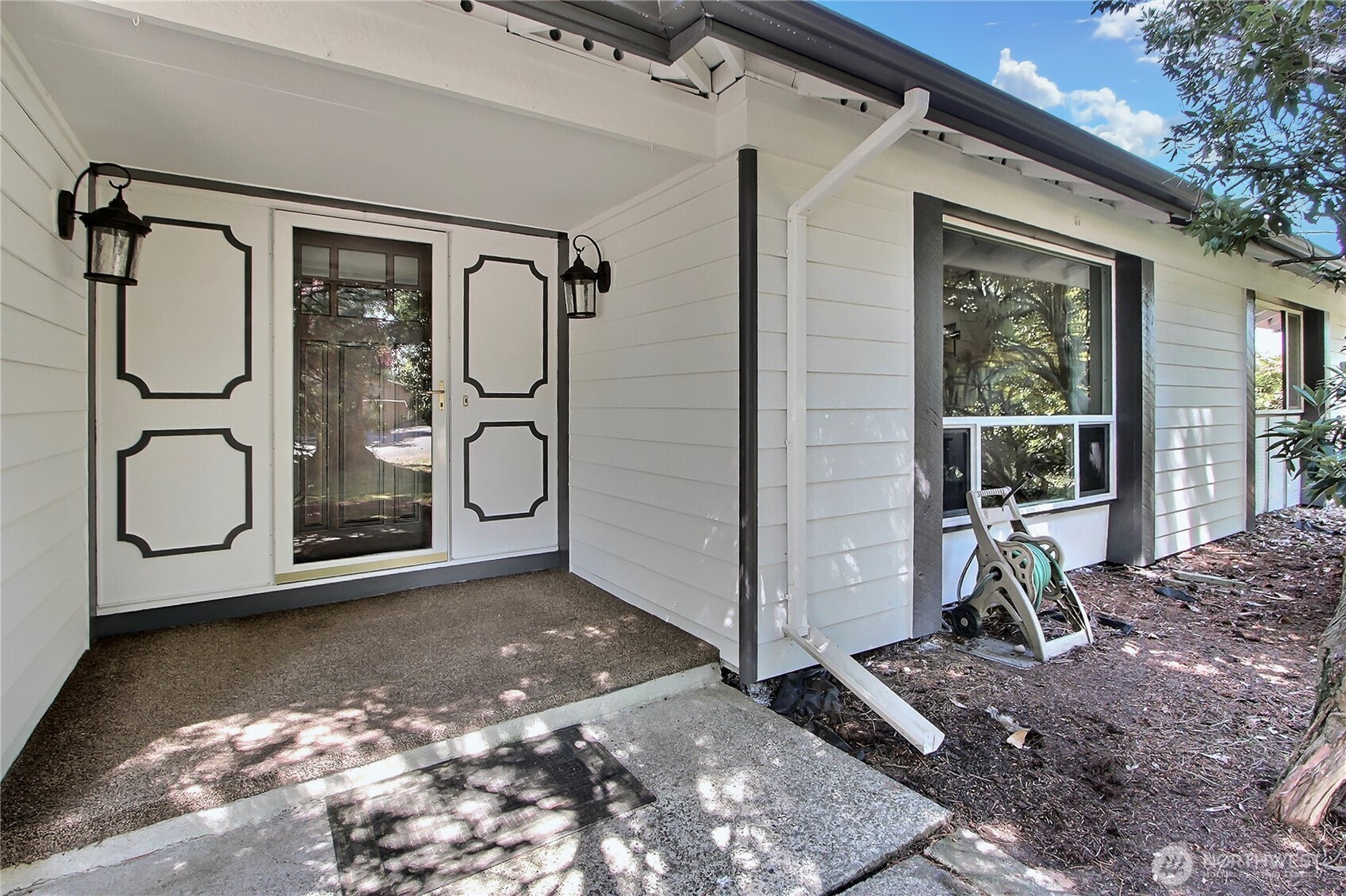 Large front porch front with only one small step