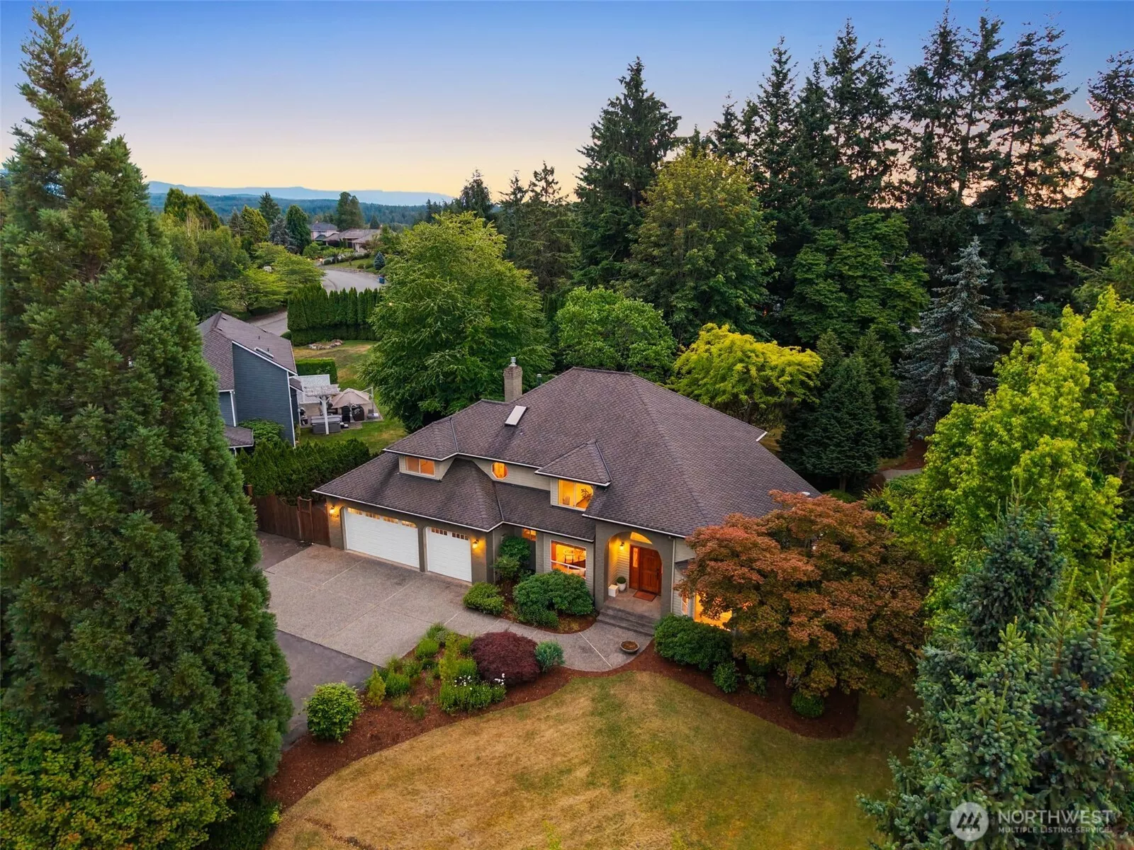 Mature trees and amazing landscaping
