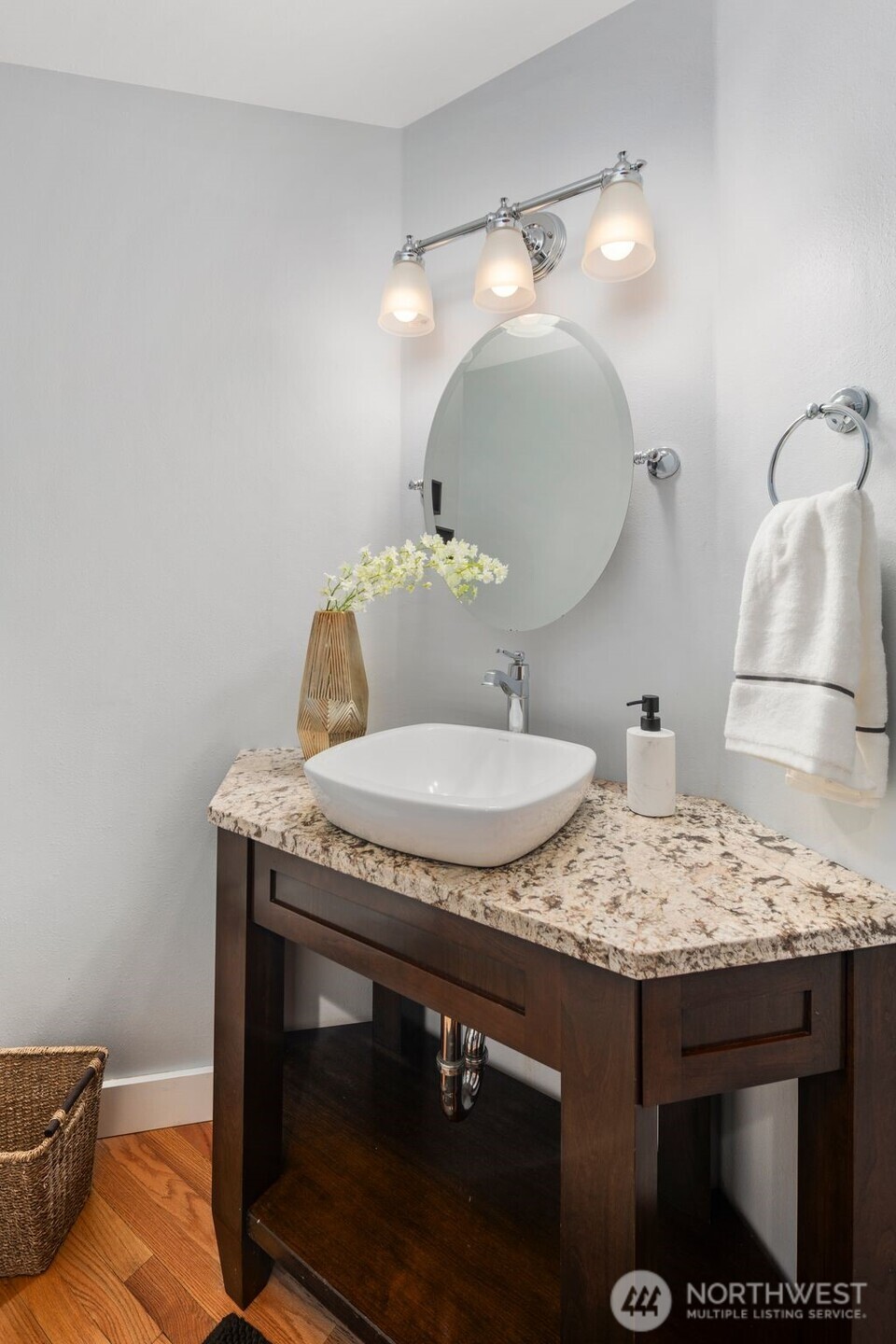 Powder Room on Main Level