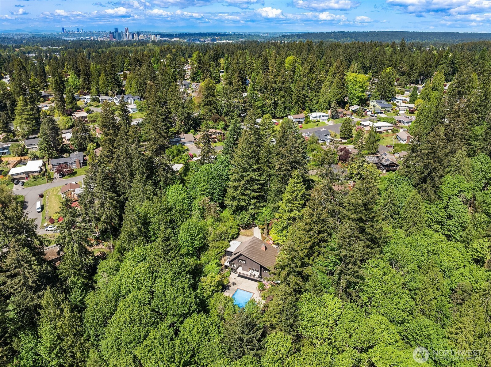 Where can you find privacy like this in Bellevue? Right here, in your own private sanctuary.