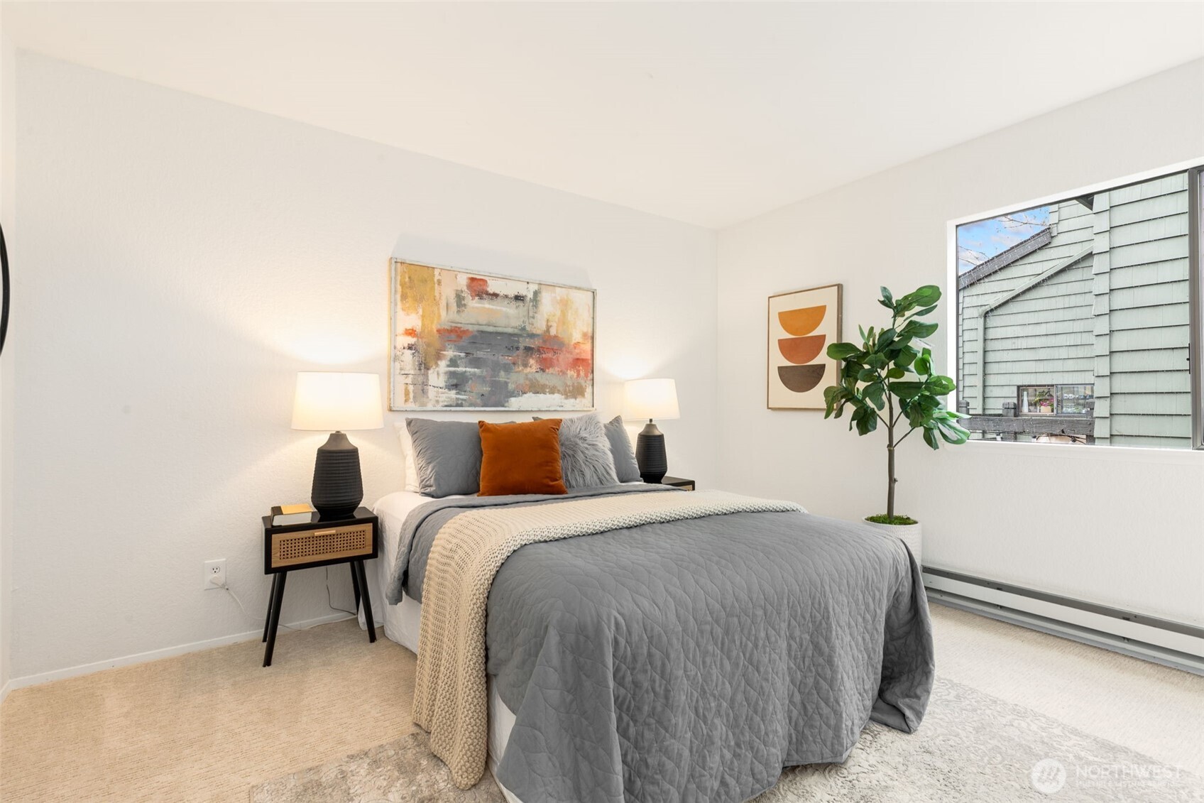 Spacious main floor 2nd bedroom