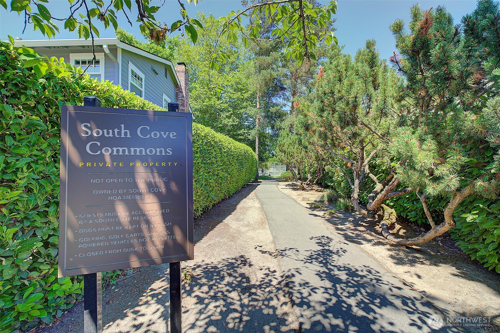 South Cove private park exlusive to HOA members