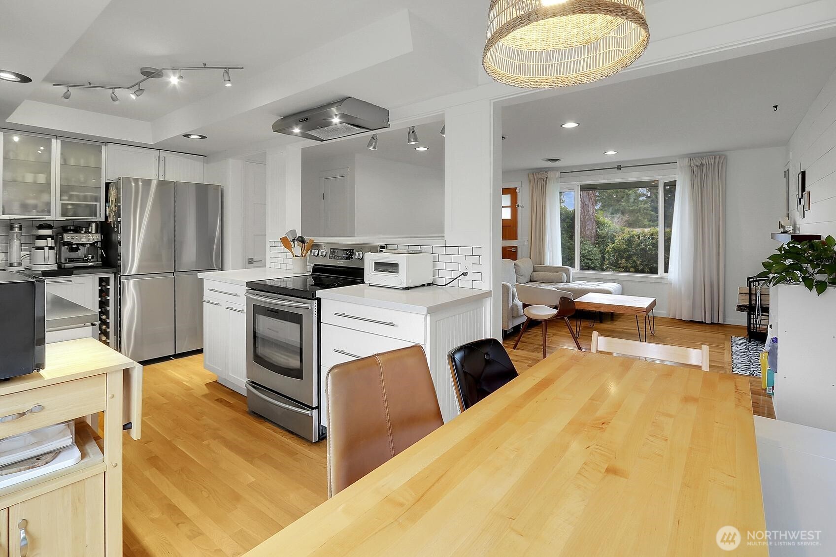 A cozy breakfast nook where you can soak up the sunrise while sipping your morning coffee.