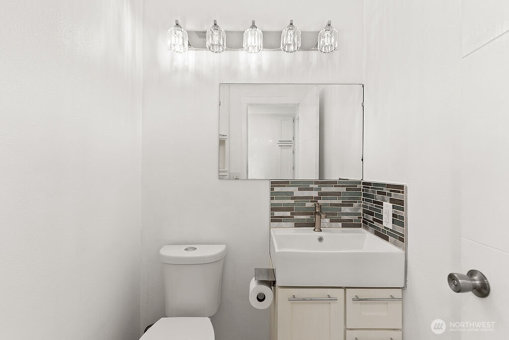 Half bath on main floor