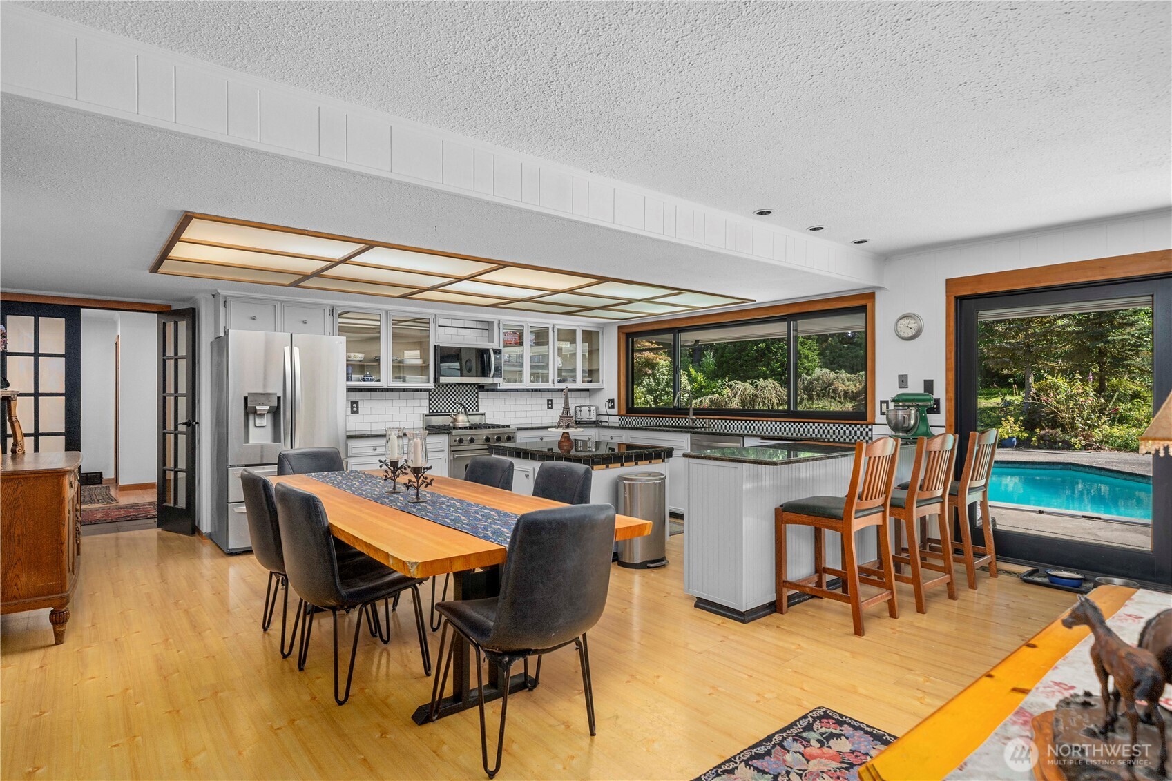 This primary bedroom is on the south east corner of the hom.  The door leads to the walk-in closet and the 3/4 bathroom.