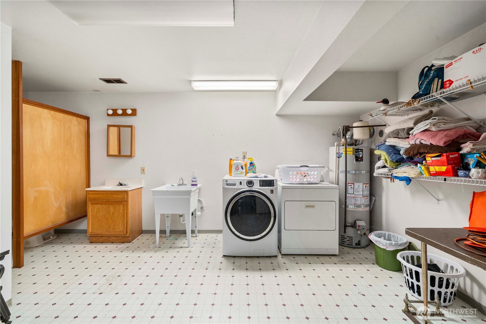 Beautiful large windows also grace the lower level.  The lower level is as large and useable as the main floor.  Your needs and vision will determine its use.