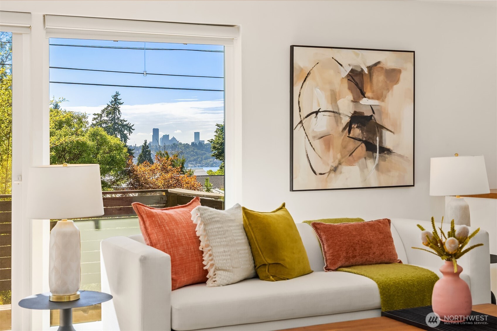 The heart of the home is the stunning main floor, offering spectacular city views from multiple vantage points.