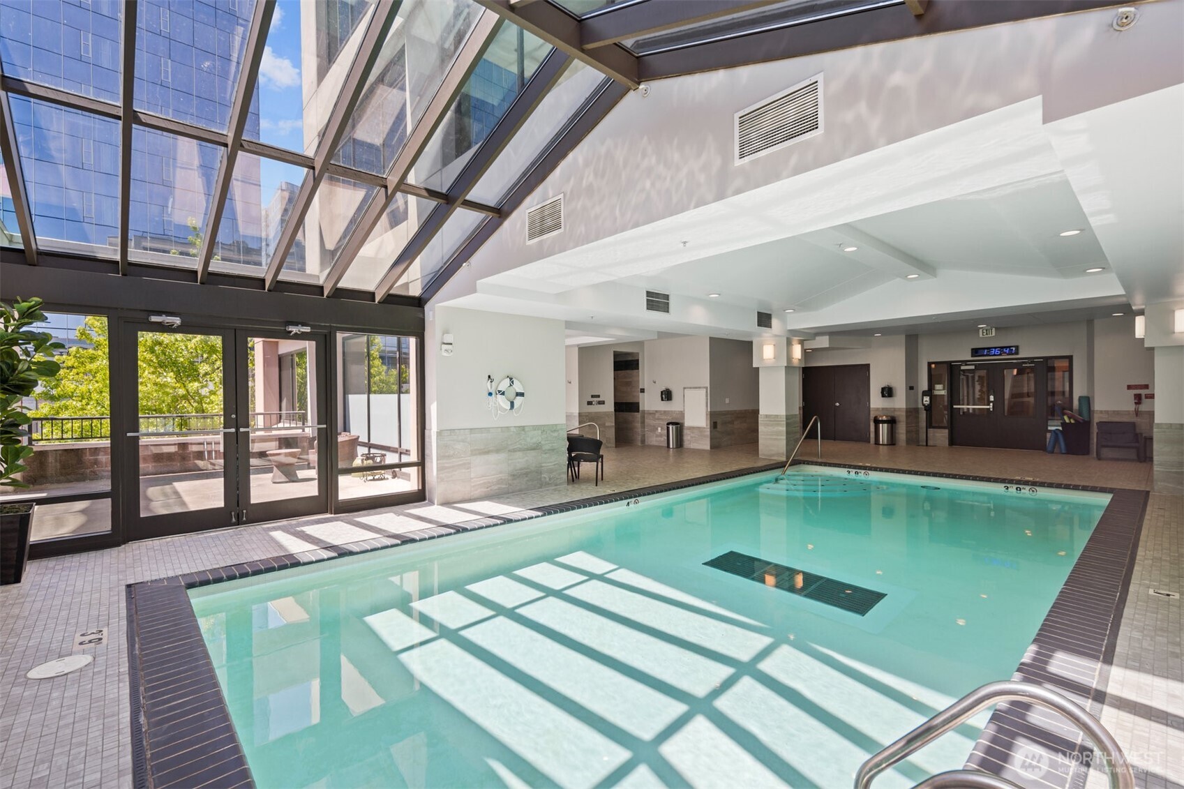 Heated indoor pool