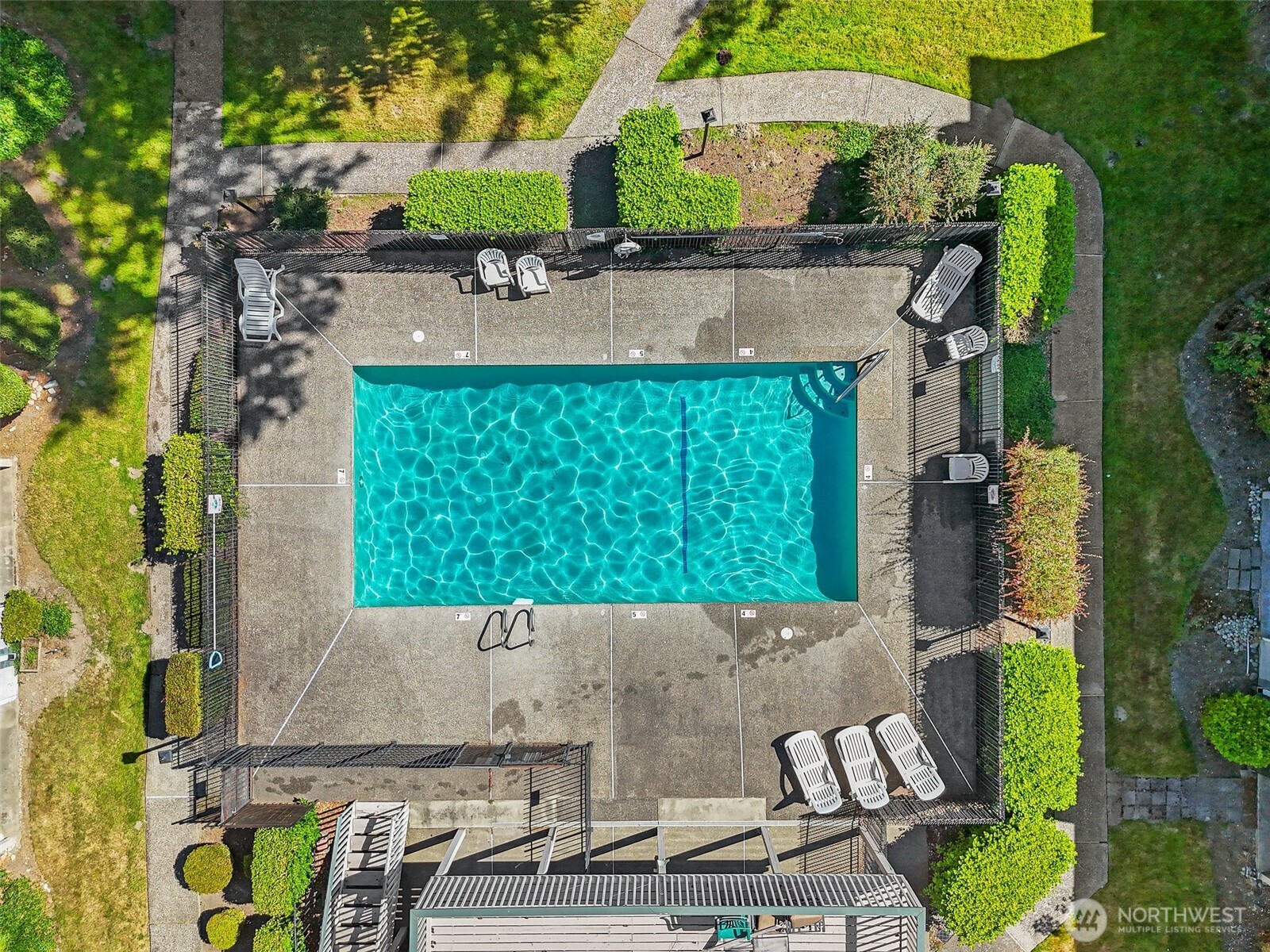 Aerial Pool View