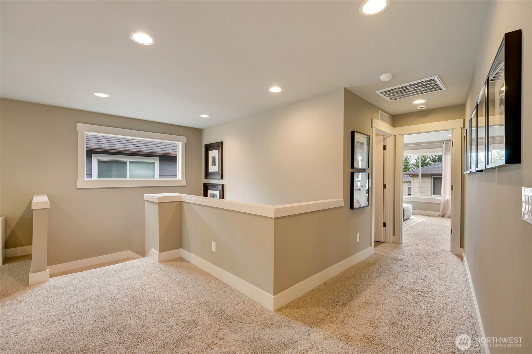 Large and Spacious Hallway leads to the Primary Suite