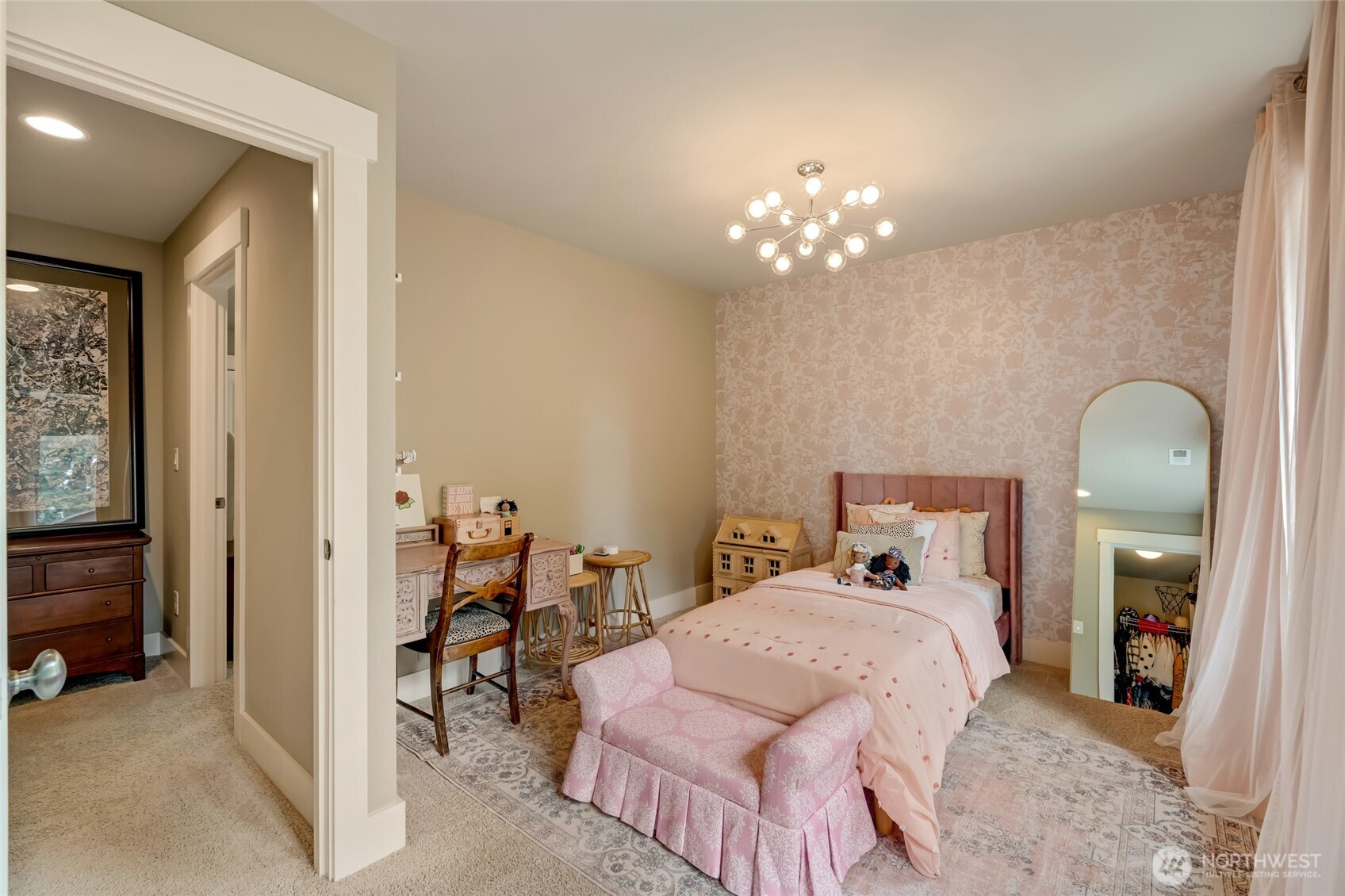 Spacious 3rd Bedroom with Walk-in Closet
