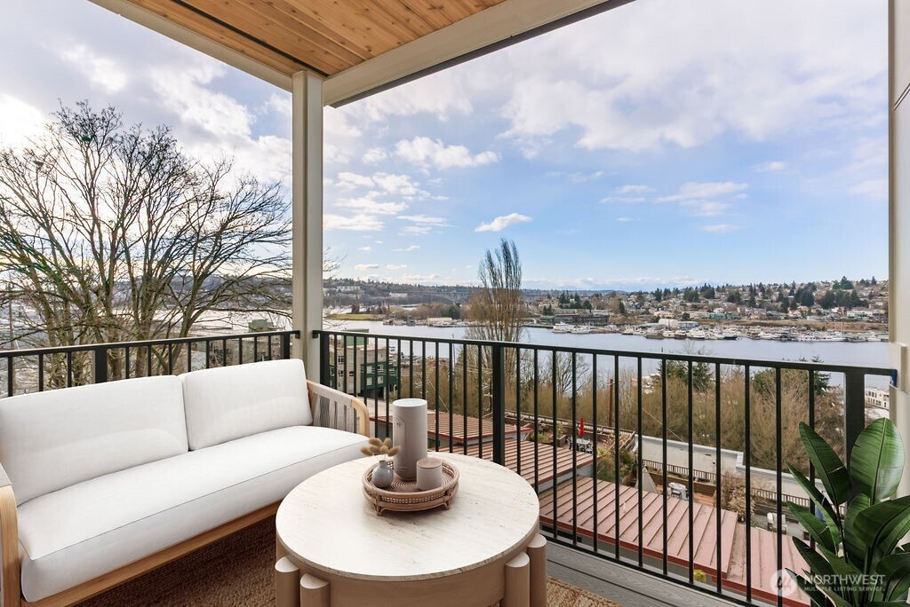 4th floor covered balcony. Virtually staged-pic is of similar unit