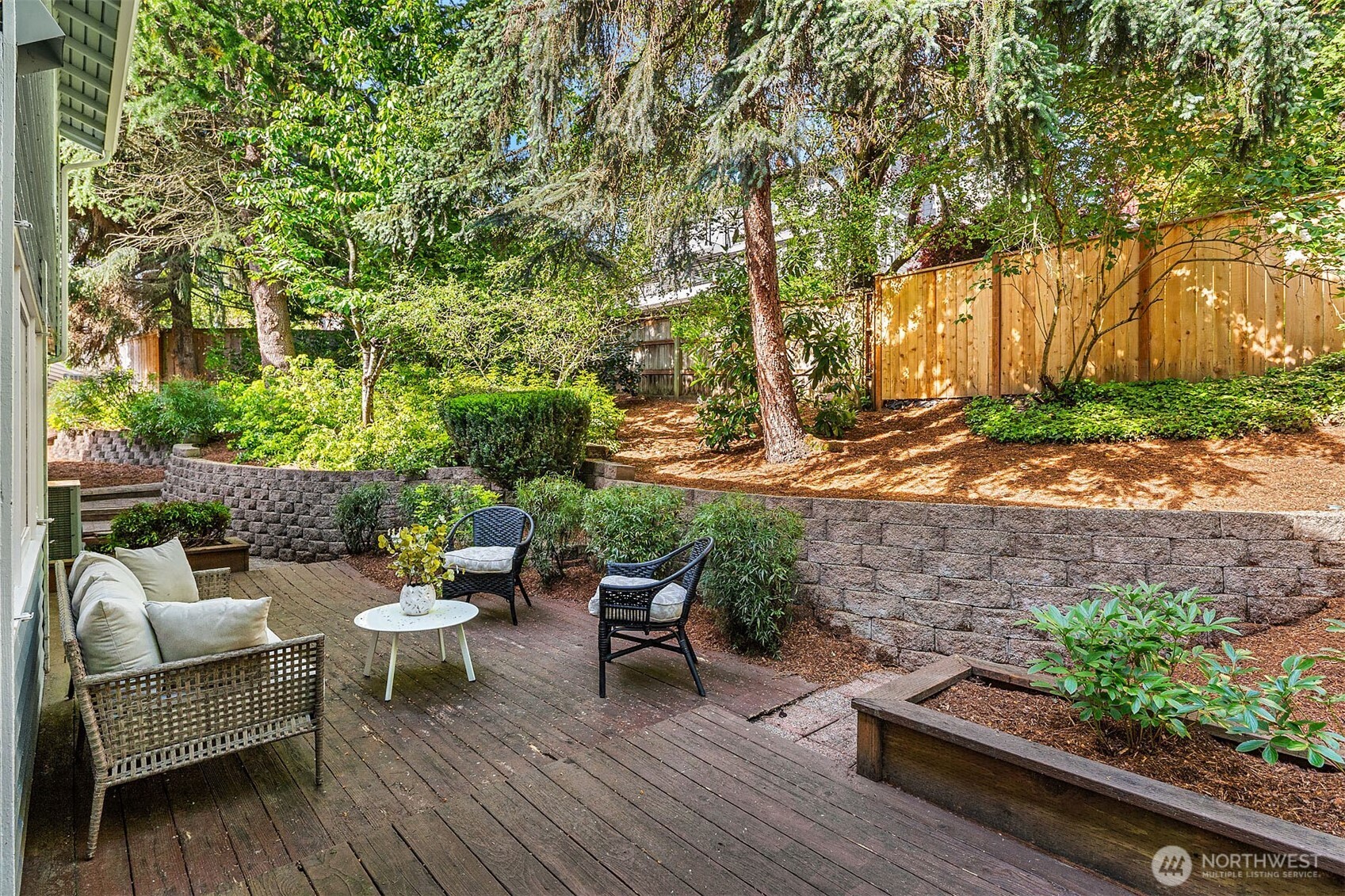Private backyard