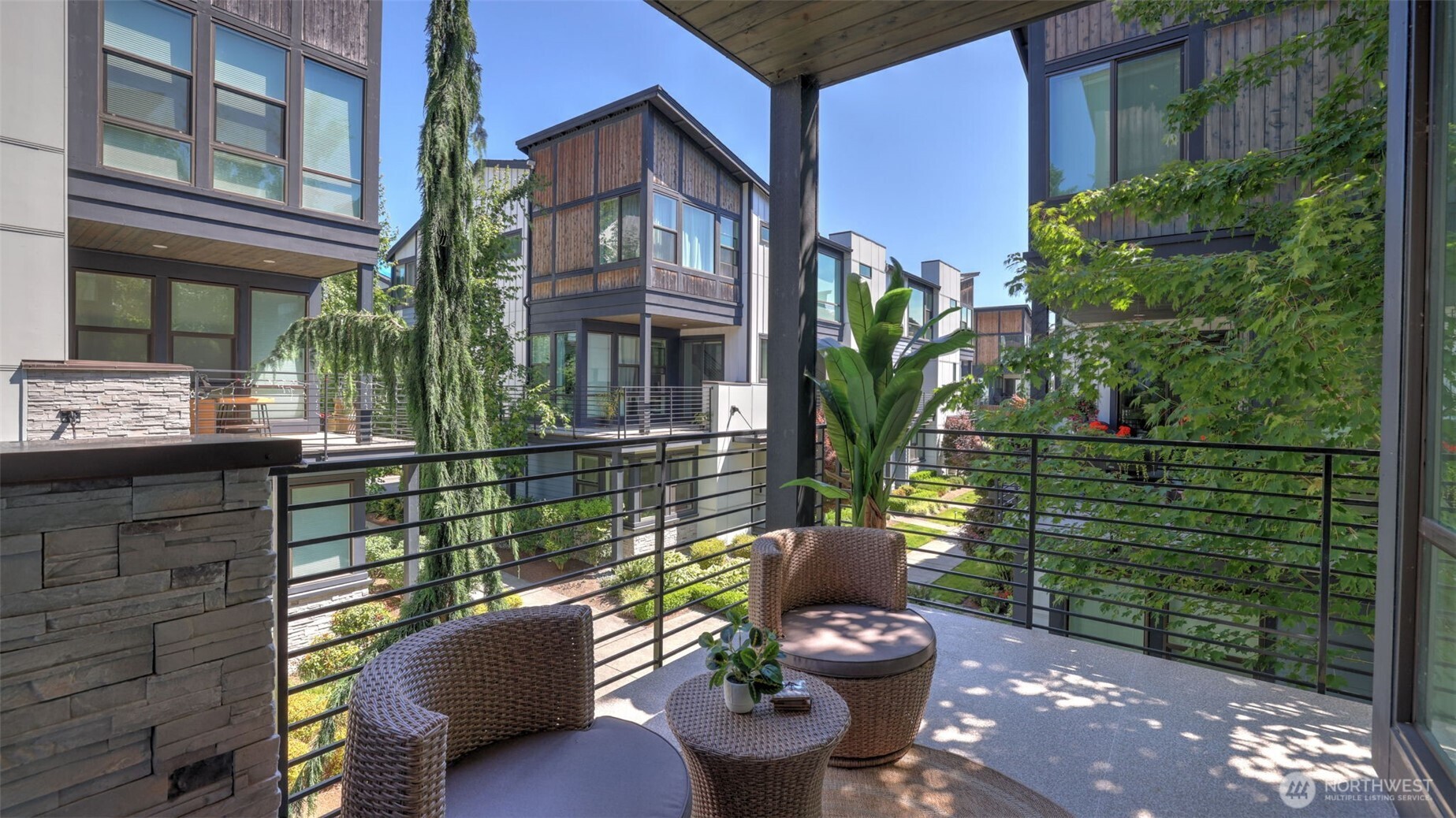 Covered front deck
