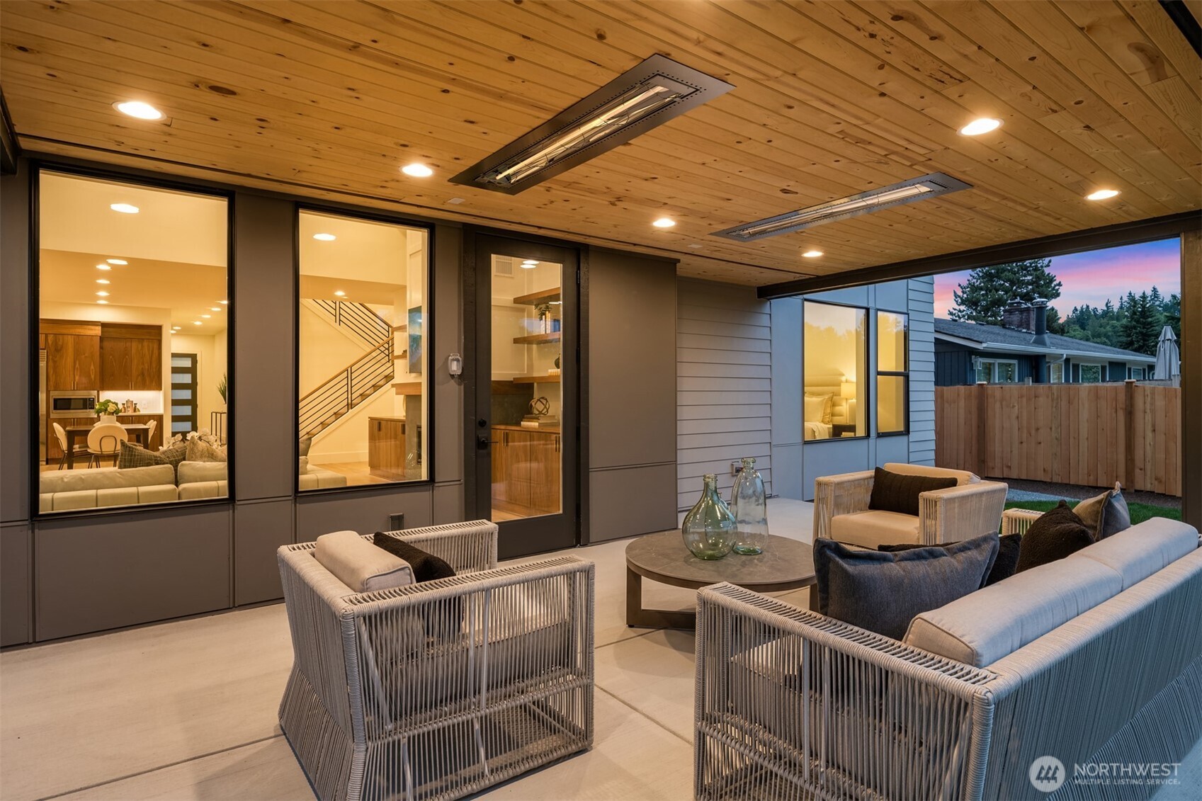 Private outdoor covered living area