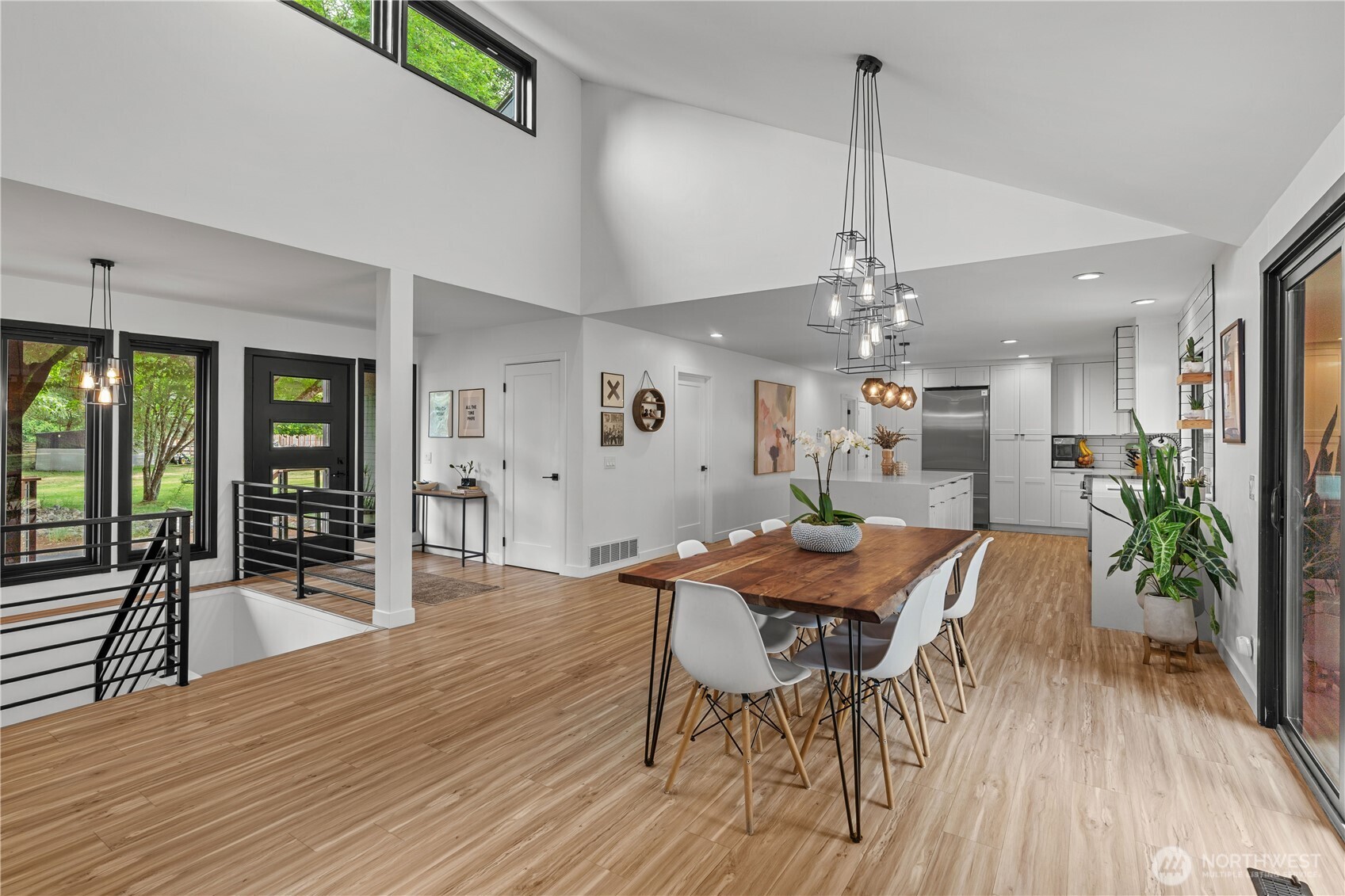 Step inside to an open concept main floor filled with natural light.
