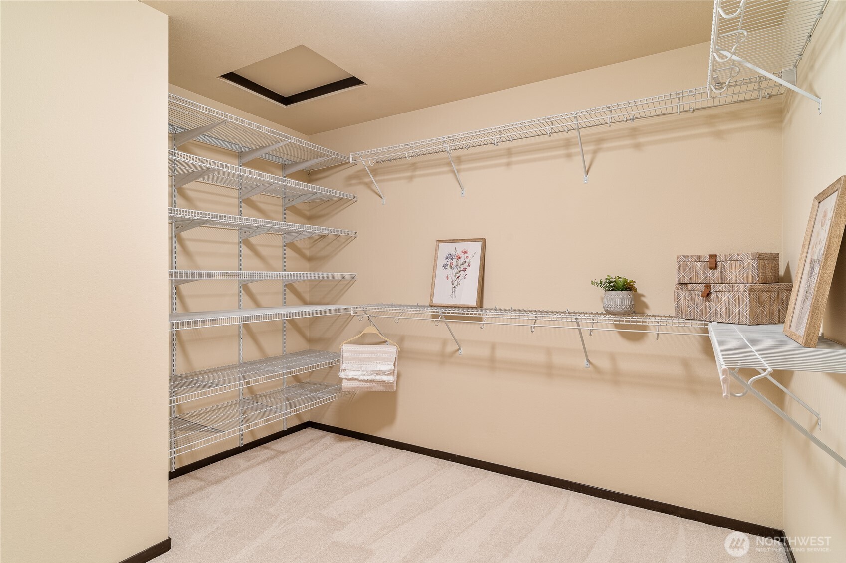 Primary closet