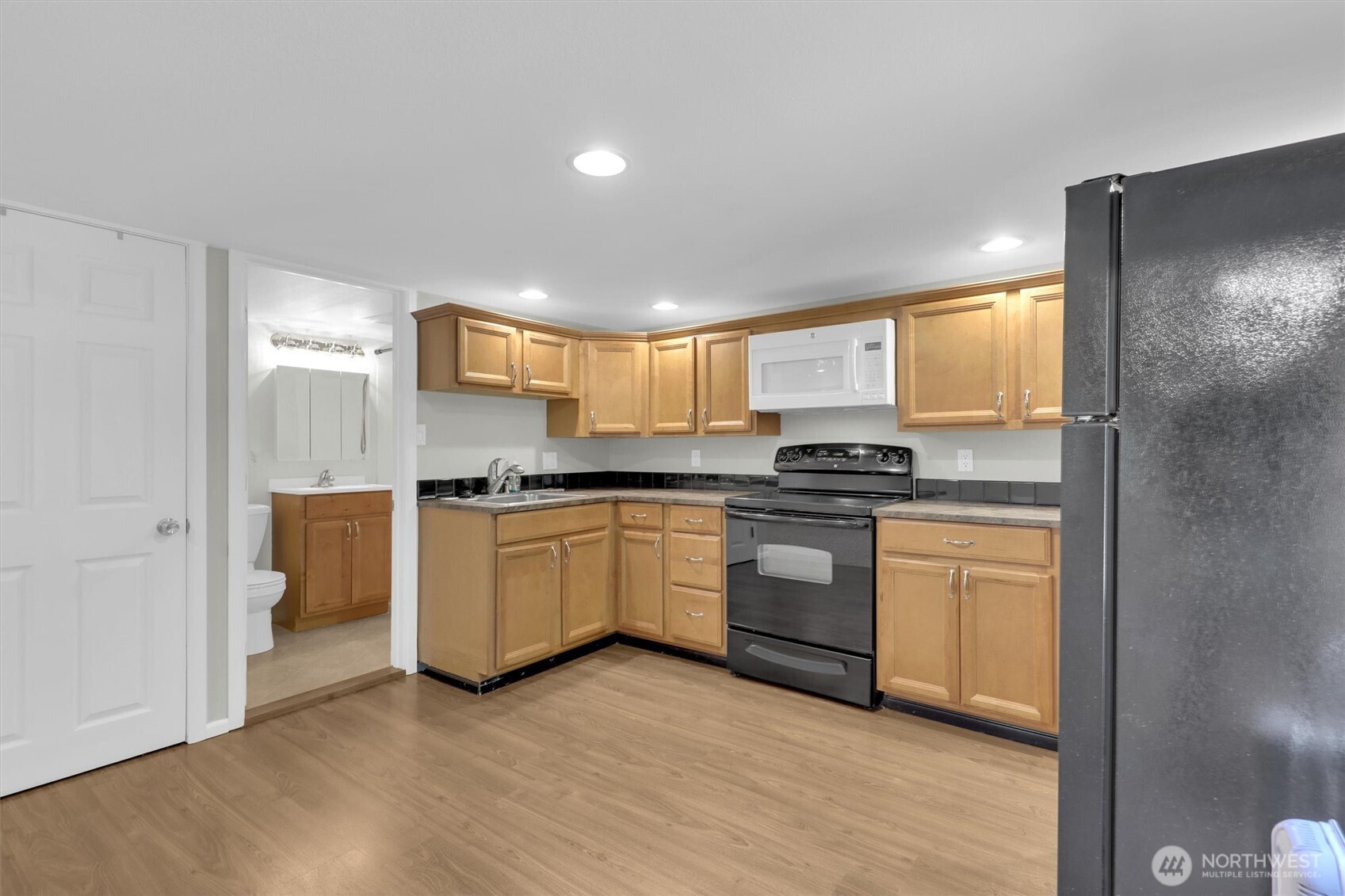 Non-conforming ADU Kitchen