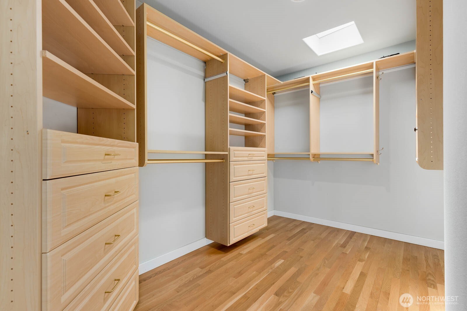 Primary closet.