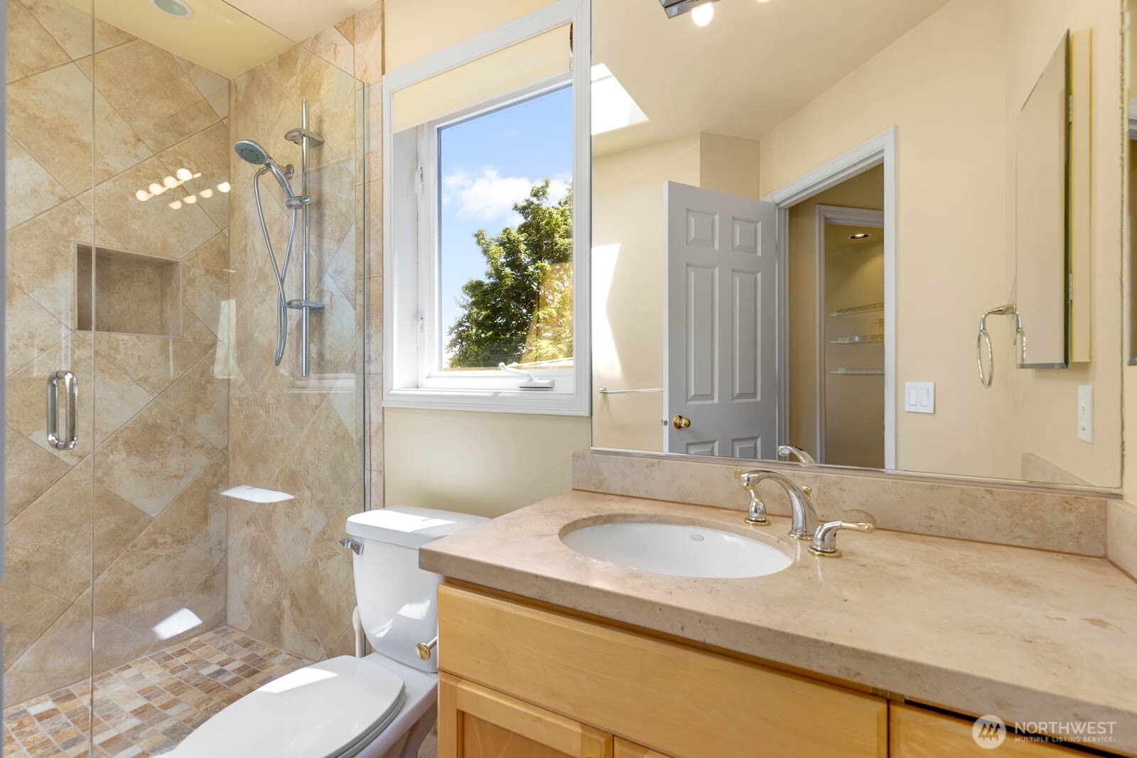Upstairs hall bath.