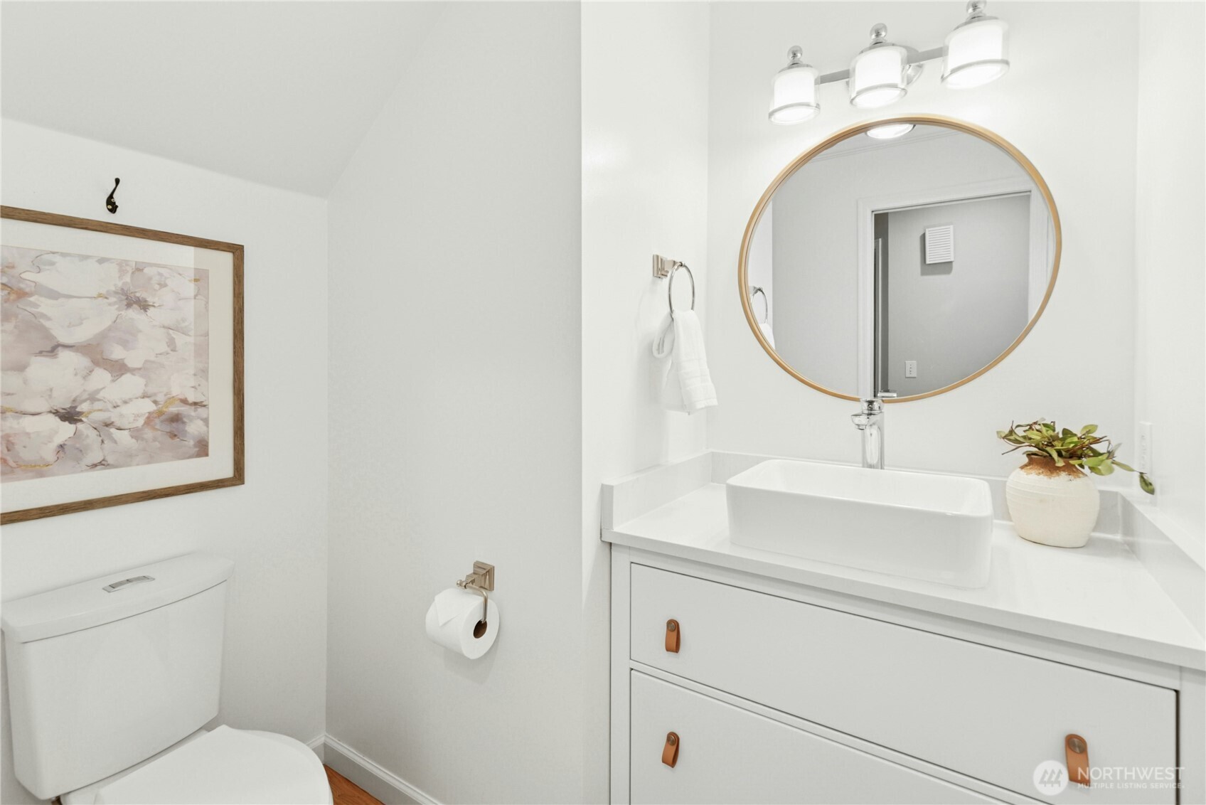 Main floor powder room.