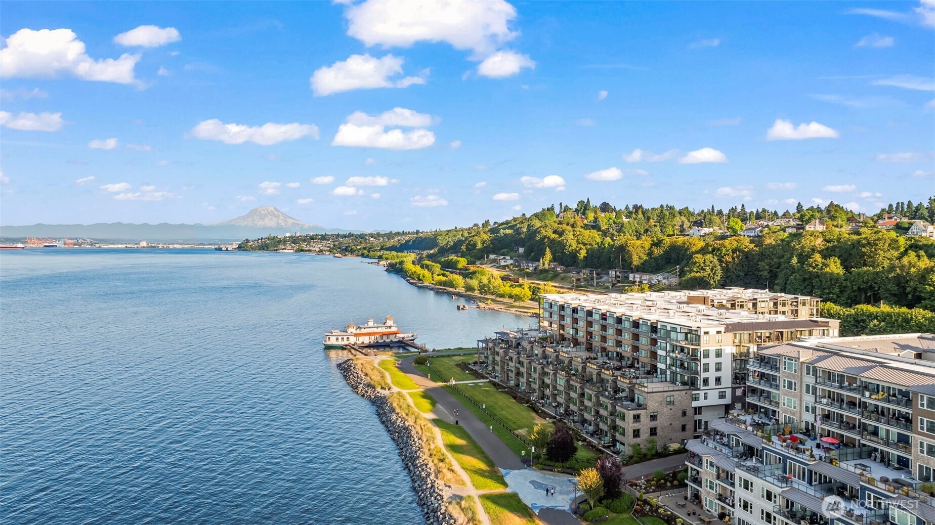 Featuring one of a kind views of Mount Rainier and the Sound.