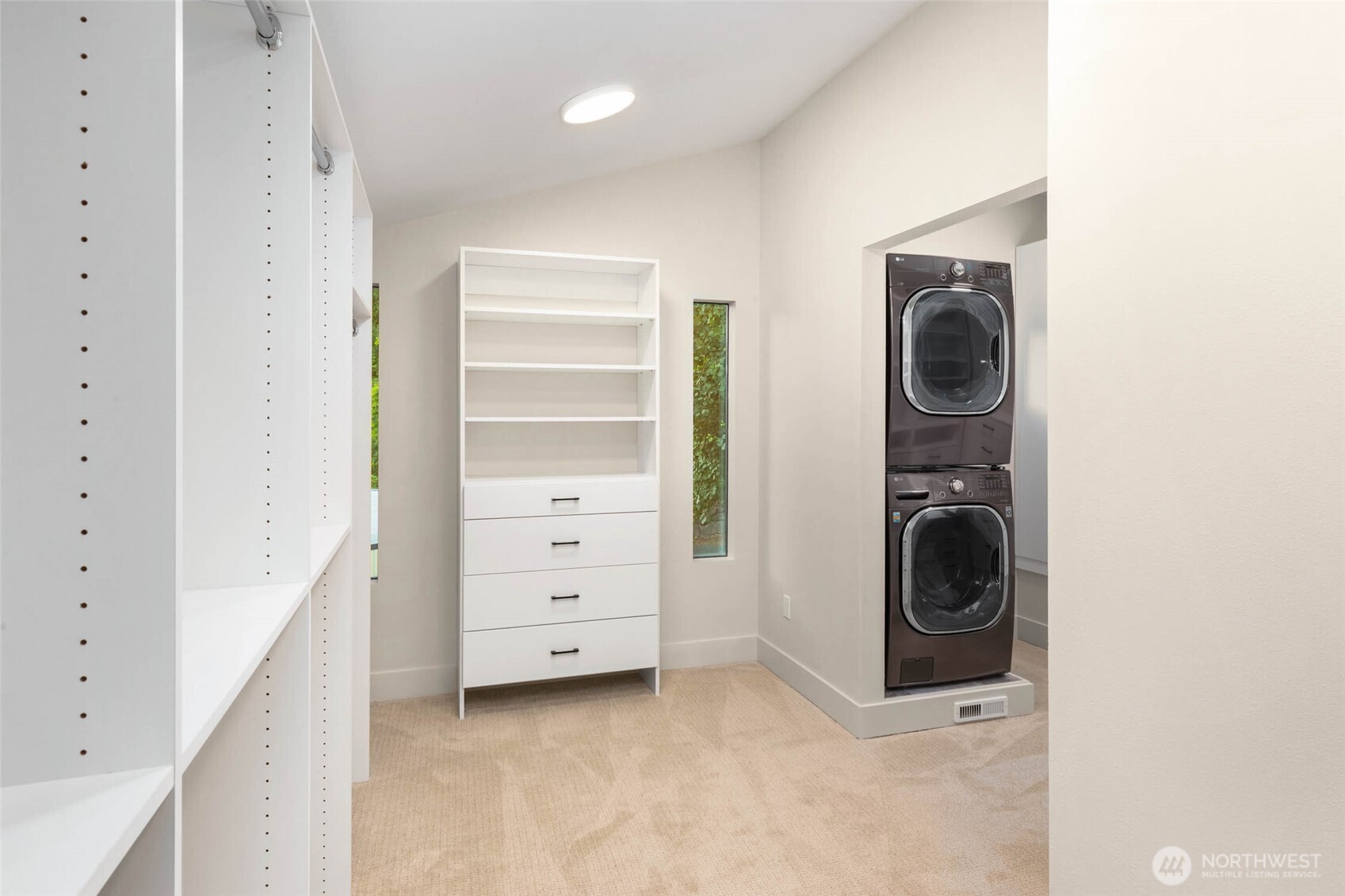 The primary closet....