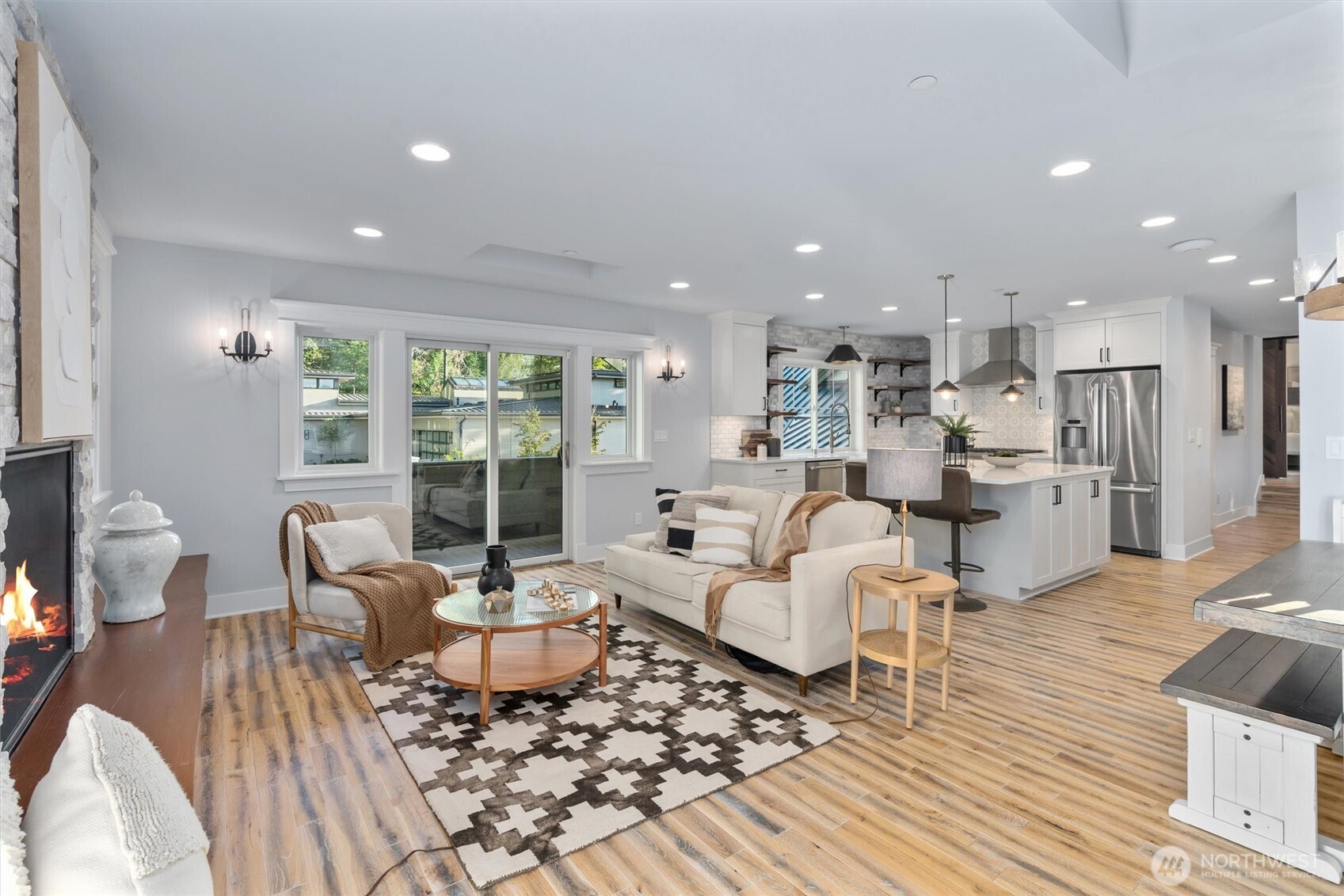 Tucked above the garage, this charming and private cottage delivers elevated living and effortless hospitality.