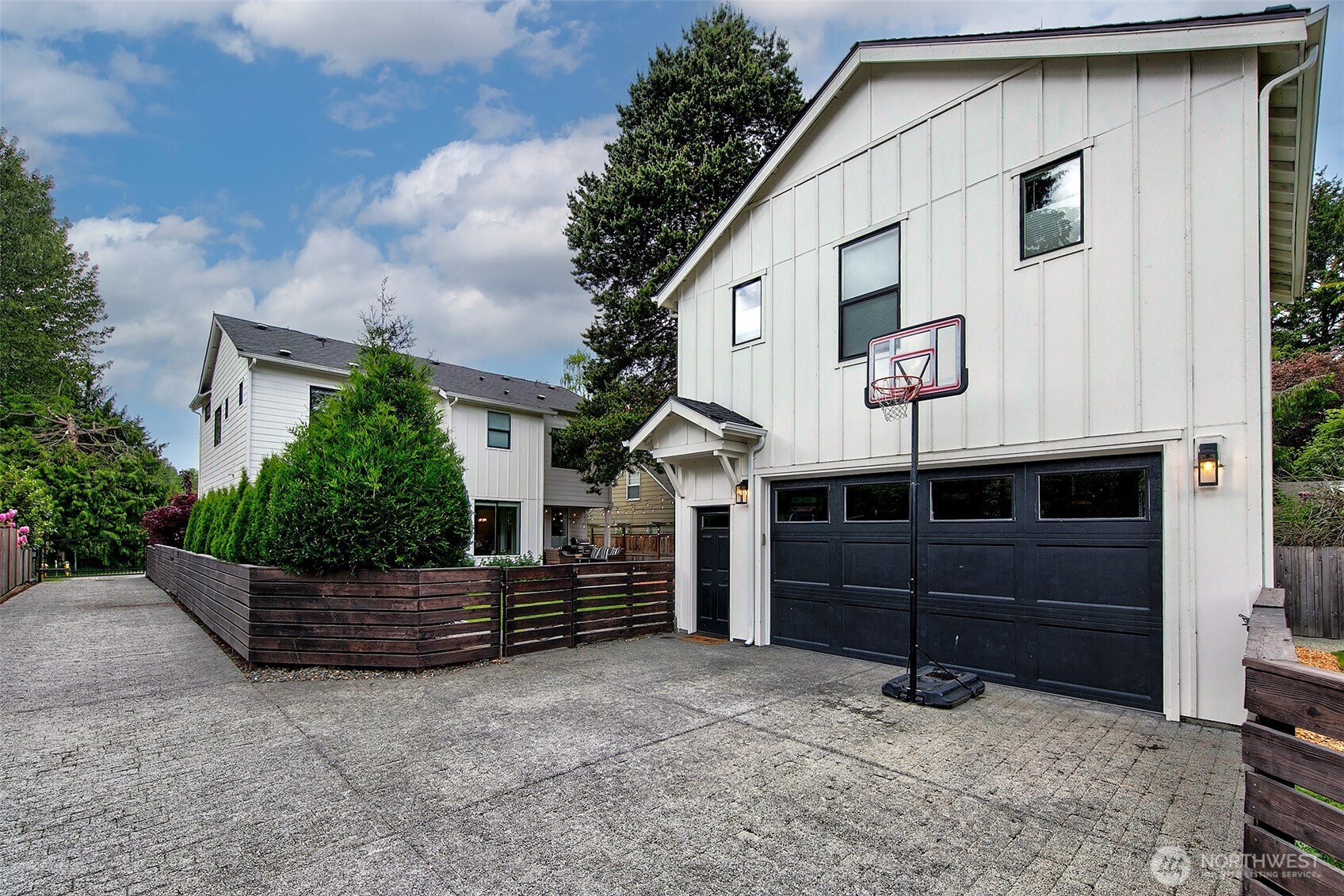 two car garage, and space to park in front as well.