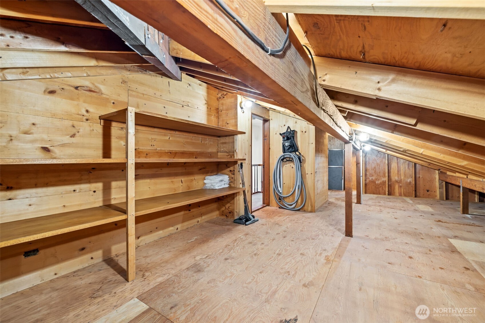 Attic storage -- amazingly clean and HUGE!