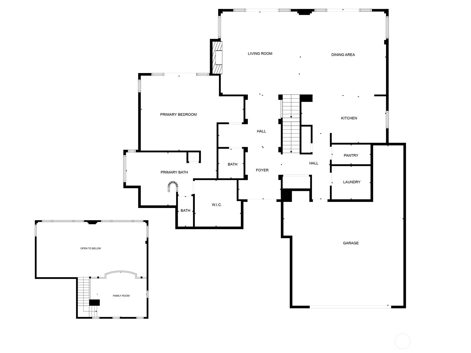 Main level plus loft. One level living at its best!
