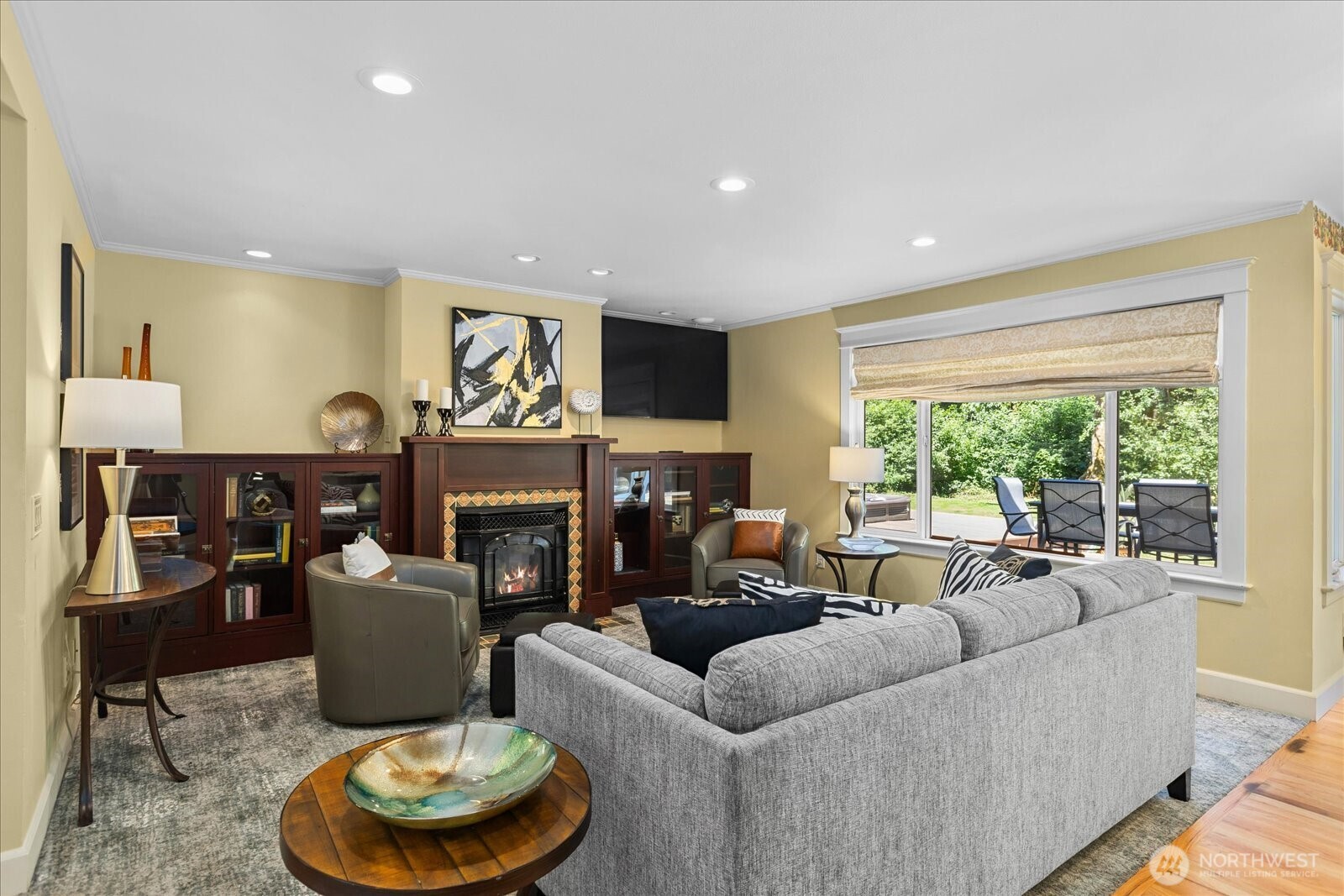 Family Room off the kitchen