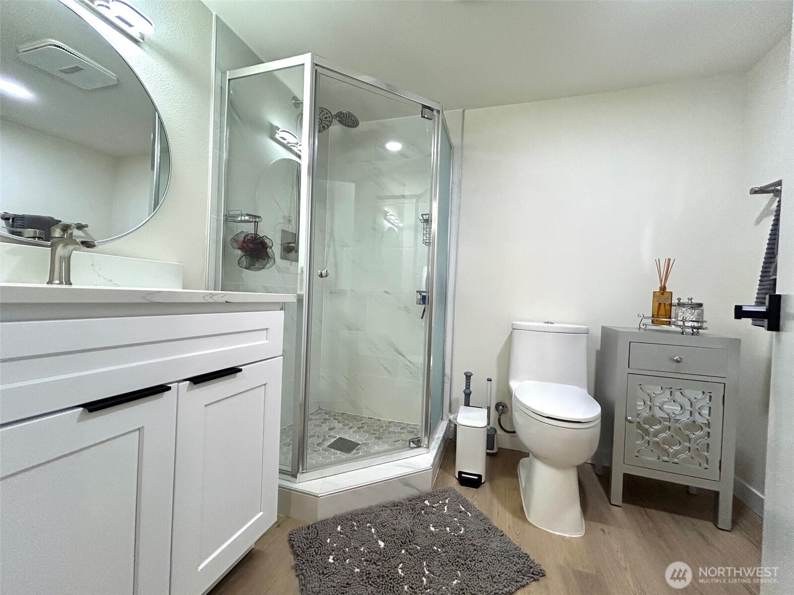 lower bathroom remodeled 2024