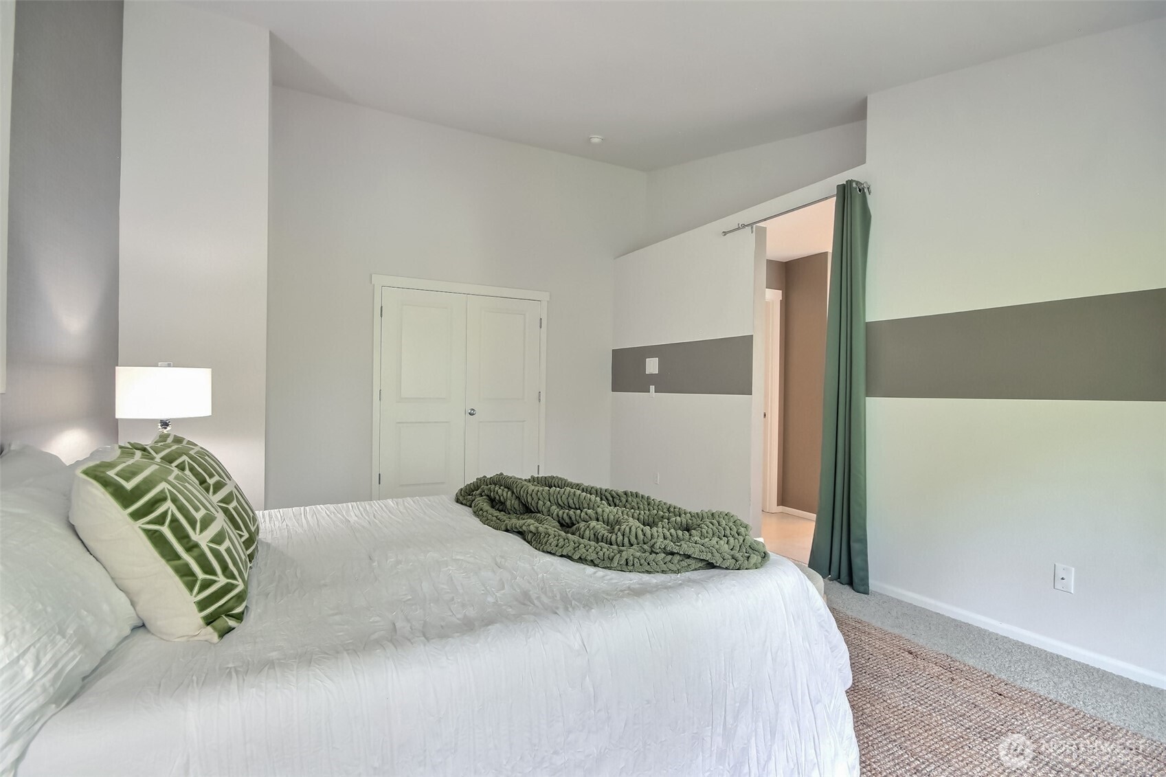 The primary suite offers a tranquil, spa-like retreat designed for ultimate relaxation, featuring a spacious layout and calming finishes that create a peaceful haven to unwind after a long day.