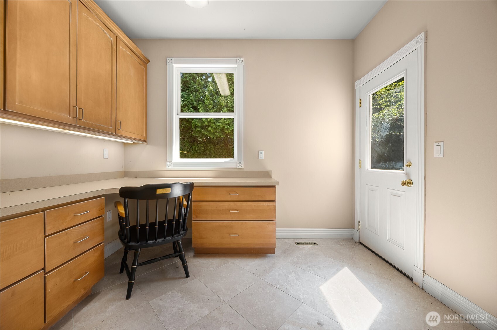 Laundry room with ample storage