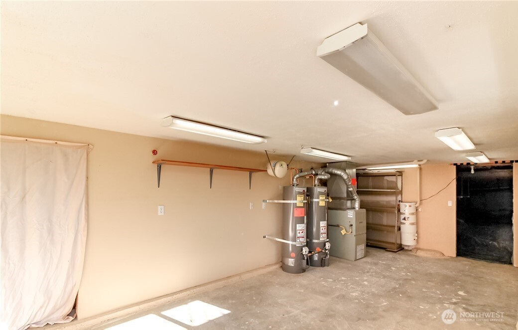 25X11 finished storage space under the house with locked outside entrance.