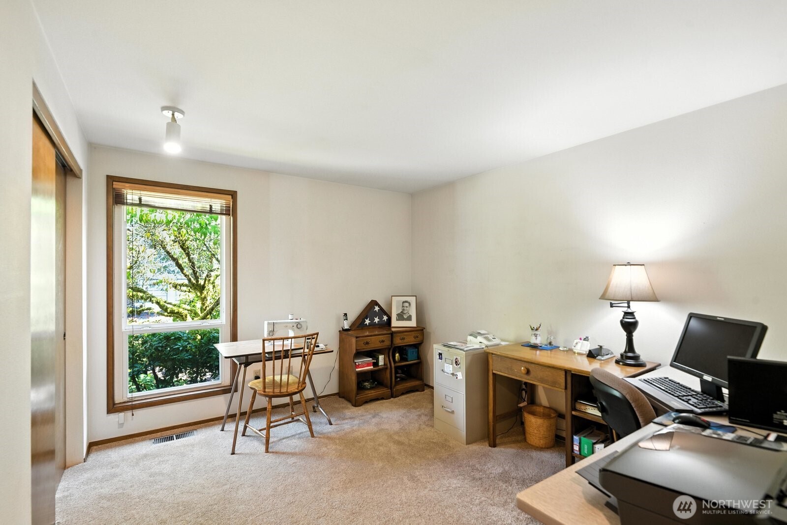 3rd bedroom being used as office.